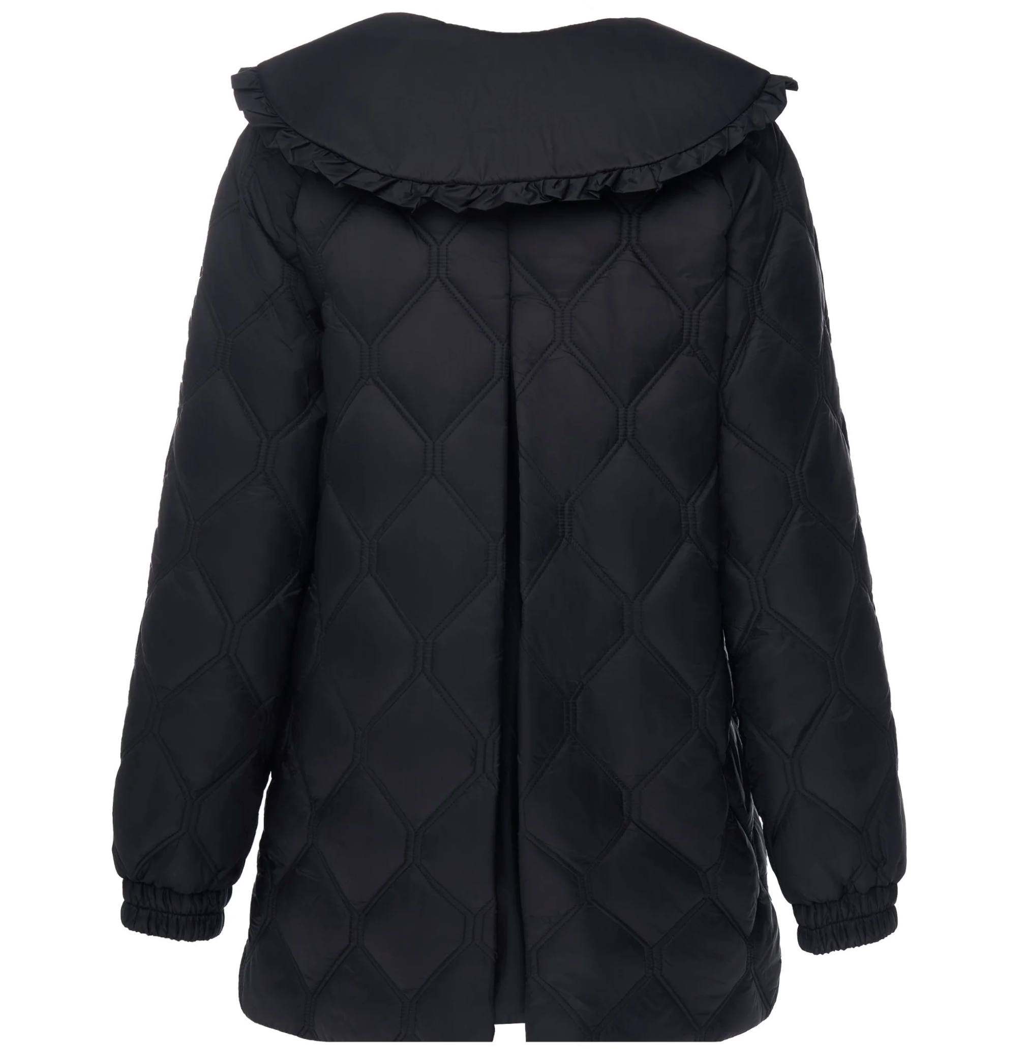 Moke Tess Quilt Coat Black