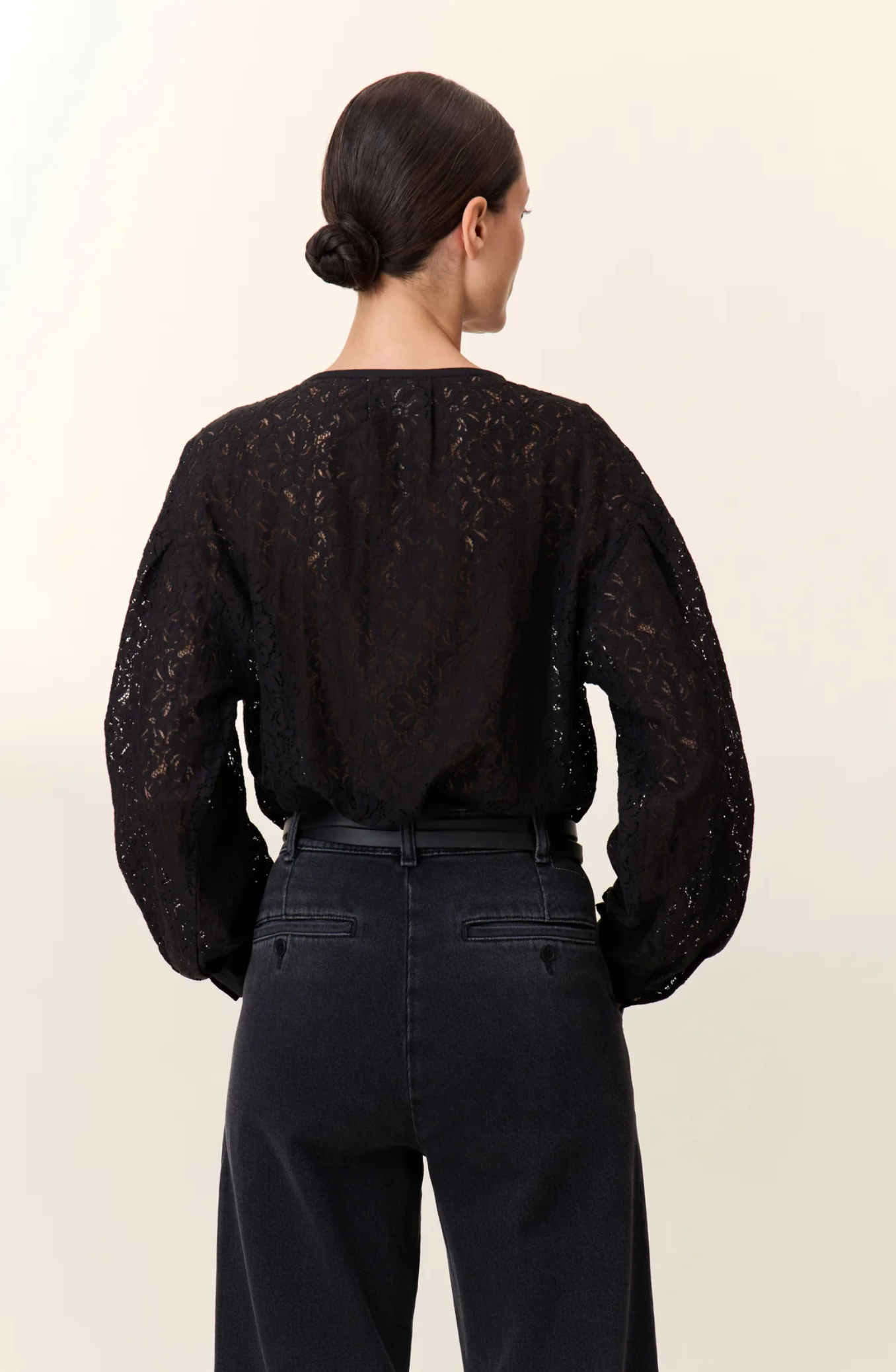 Leon & Harper Cendre Lace Shirt