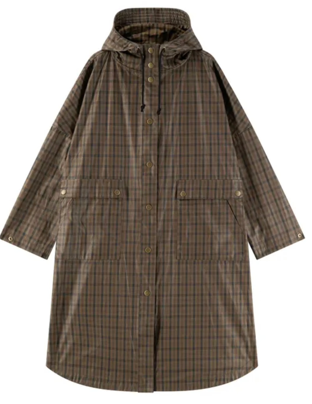 Leon & Harper Vannah Long Coat Brown