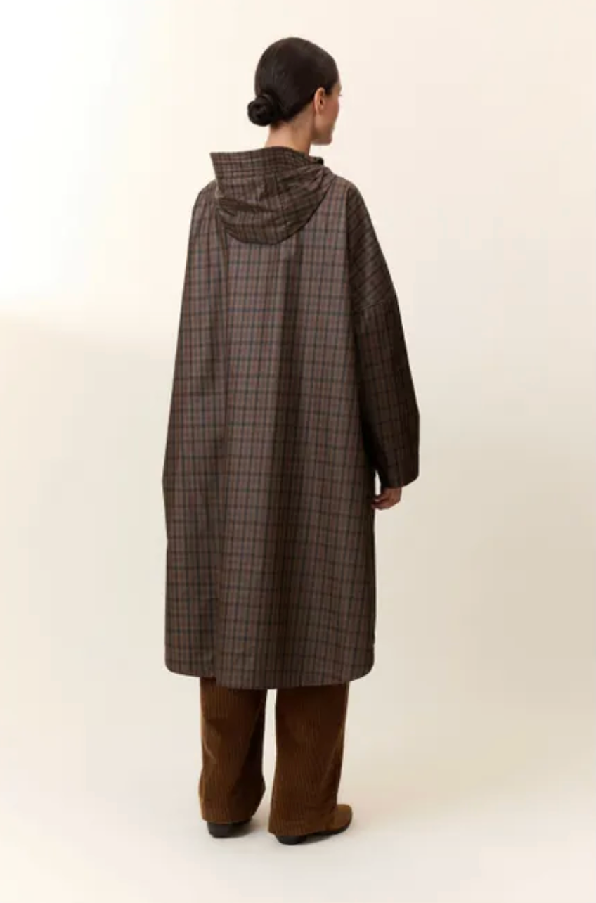 Leon & Harper Vannah Long Coat Brown