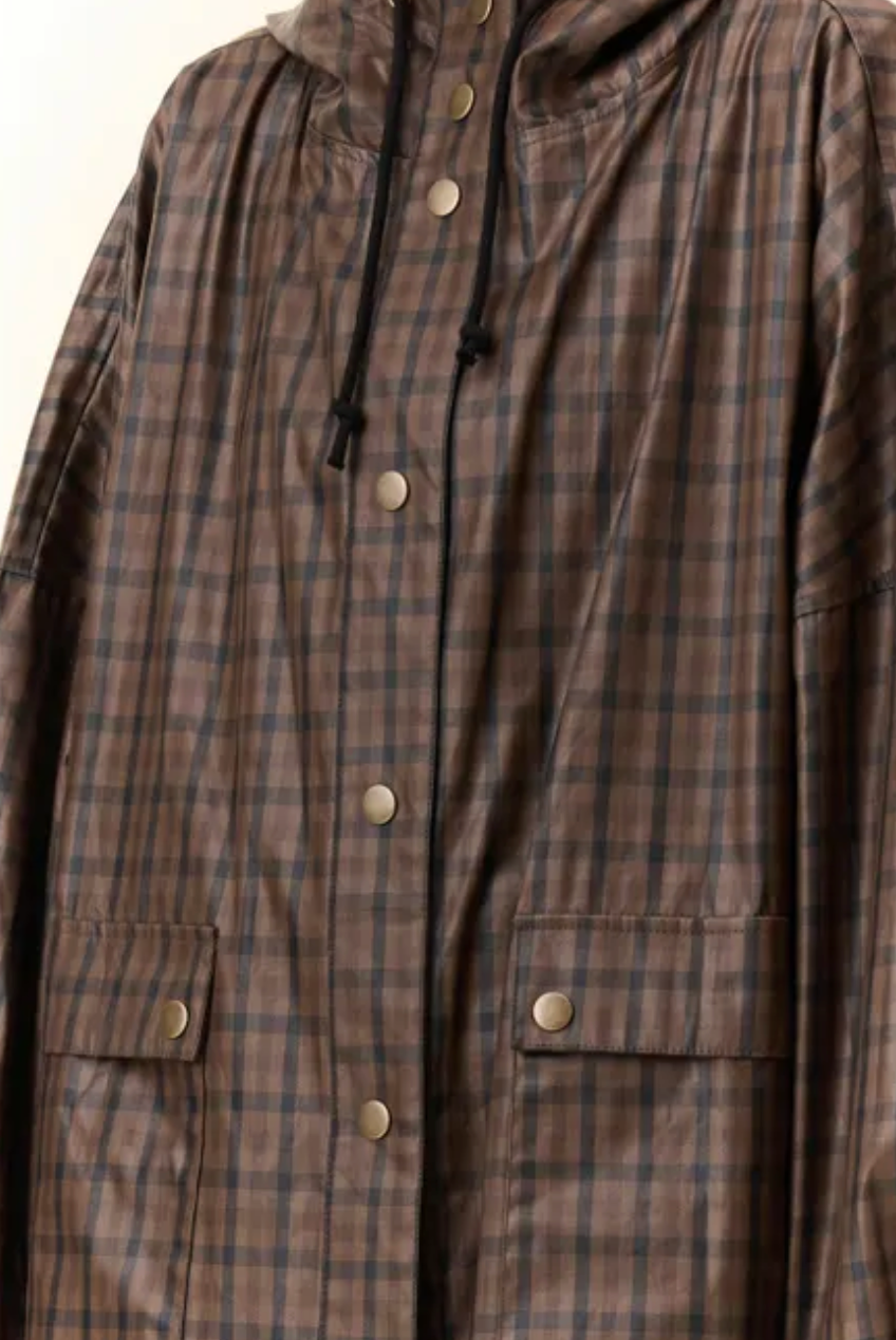 Leon & Harper Vannah Long Coat Brown