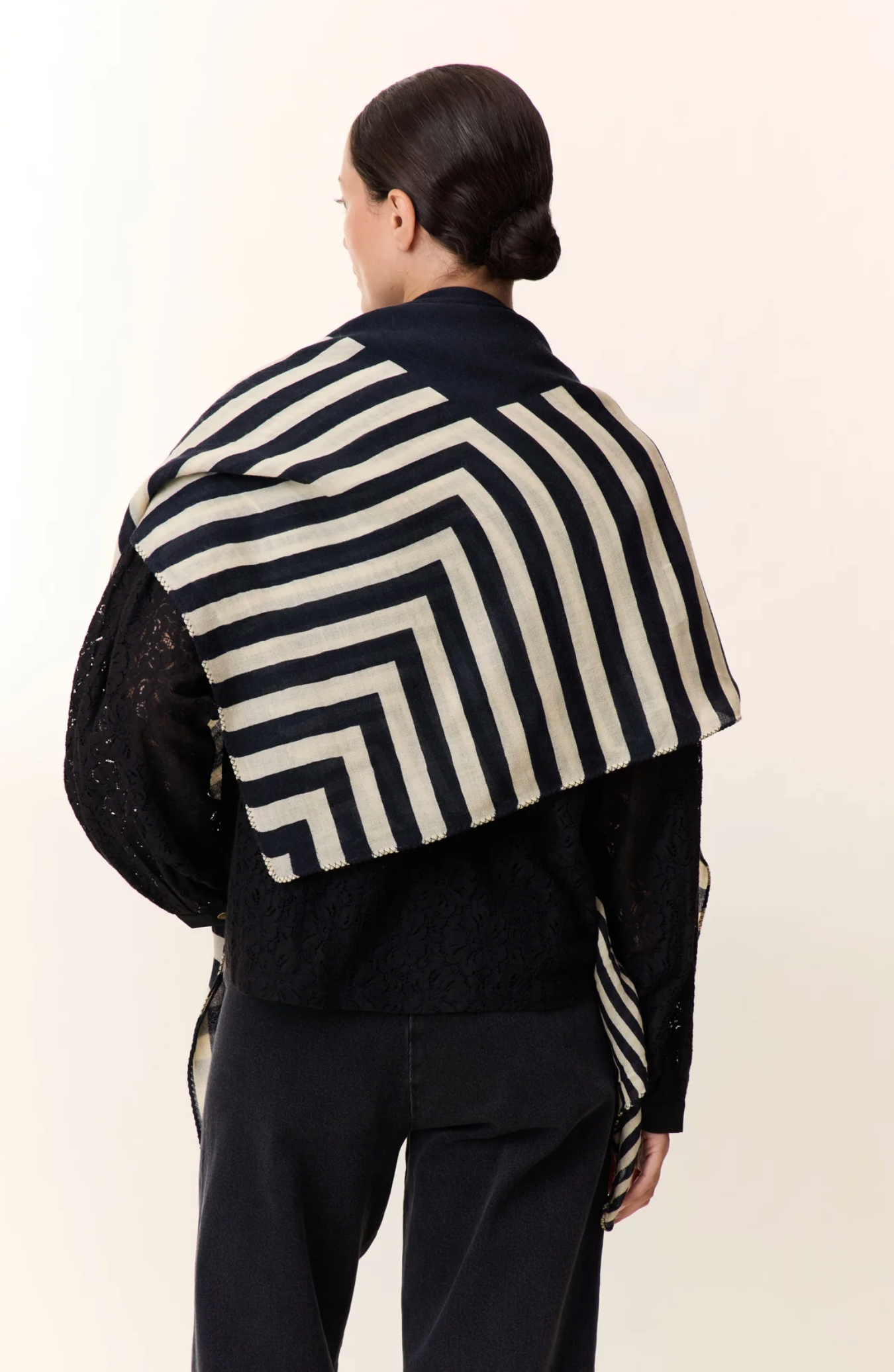 Leon & Harper Emile Lines Scarf