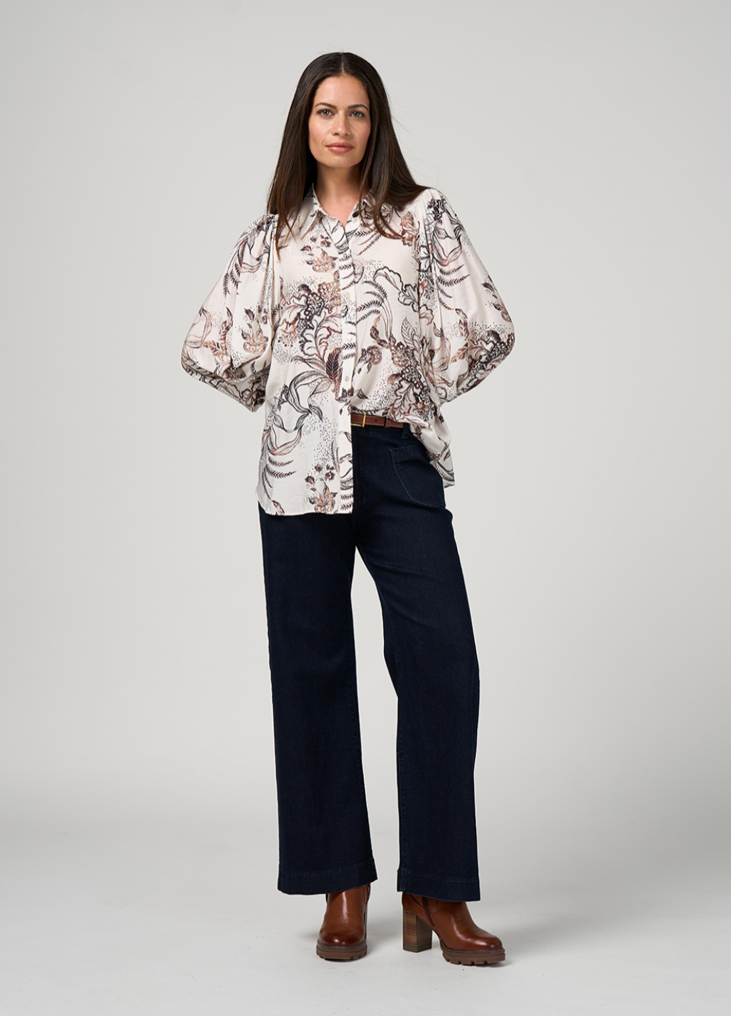 Opulence Shirt Winter White Loobie's Story