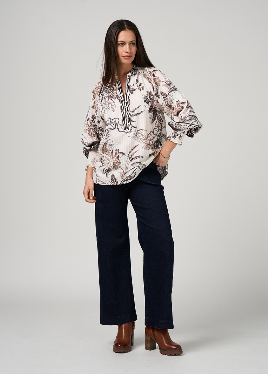 Opulence Blouse Winter White Loobie's Story
