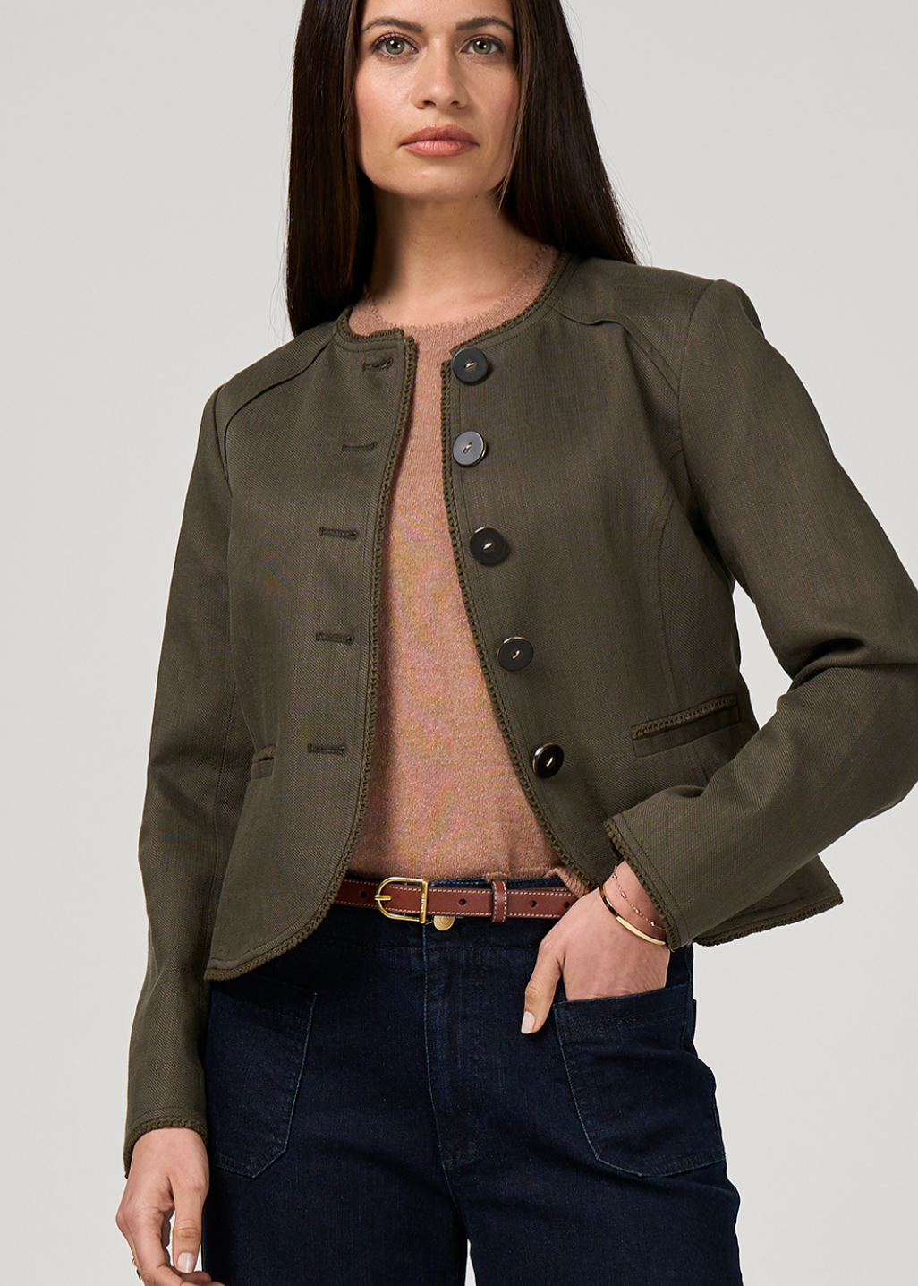 Marlowe Jacket Olive Loobie's Story