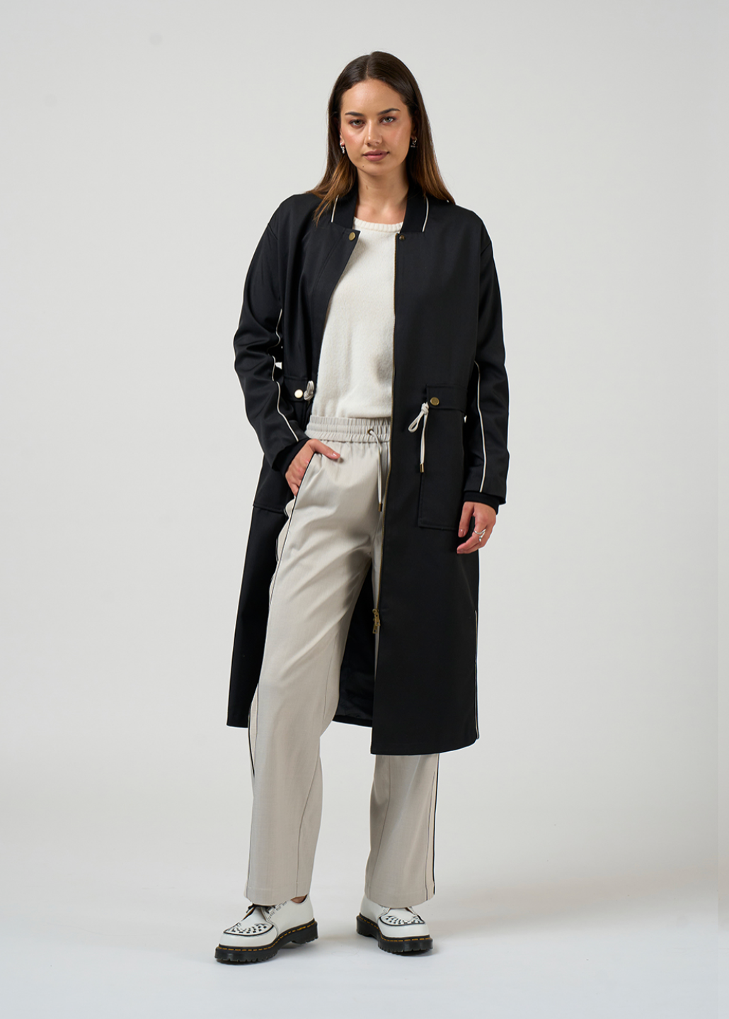 Tactical Coat Black Madly Sweetly