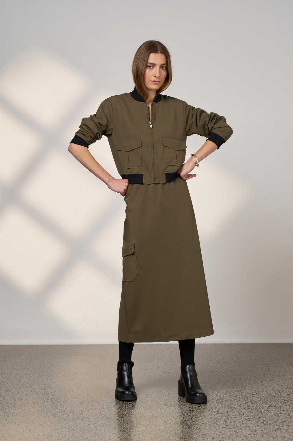 Cavalry Jacket Khaki Madly Sweetly