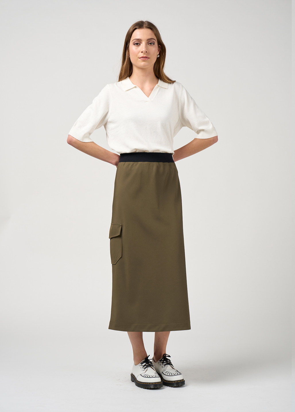 Cavalry Skirt Khaki Madly Sweetly