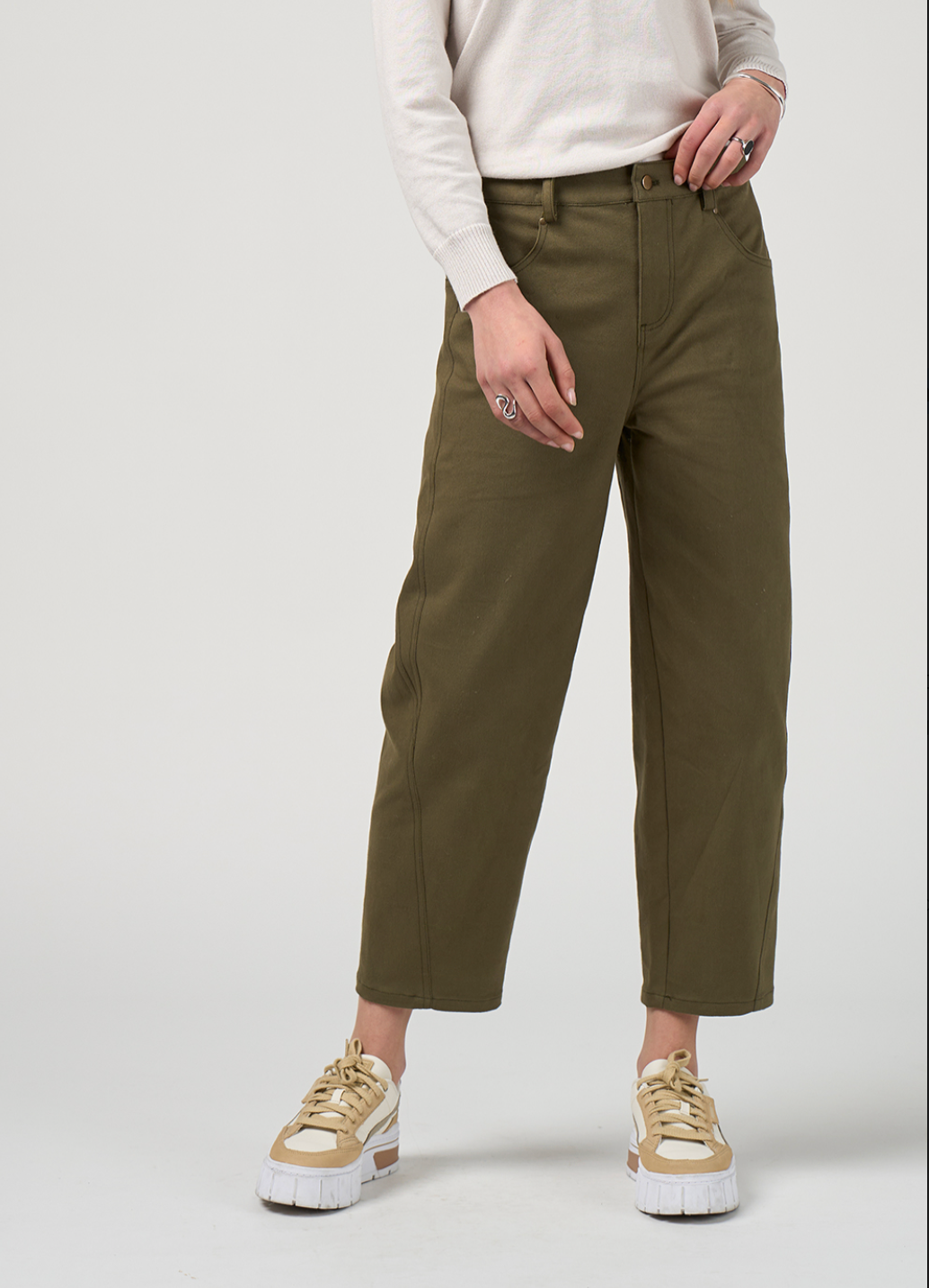 Tetris Pant Khaki Madly Sweetly