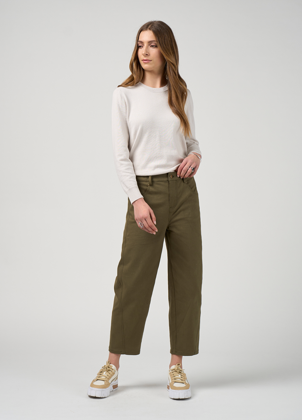 Tetris Pant Khaki Madly Sweetly