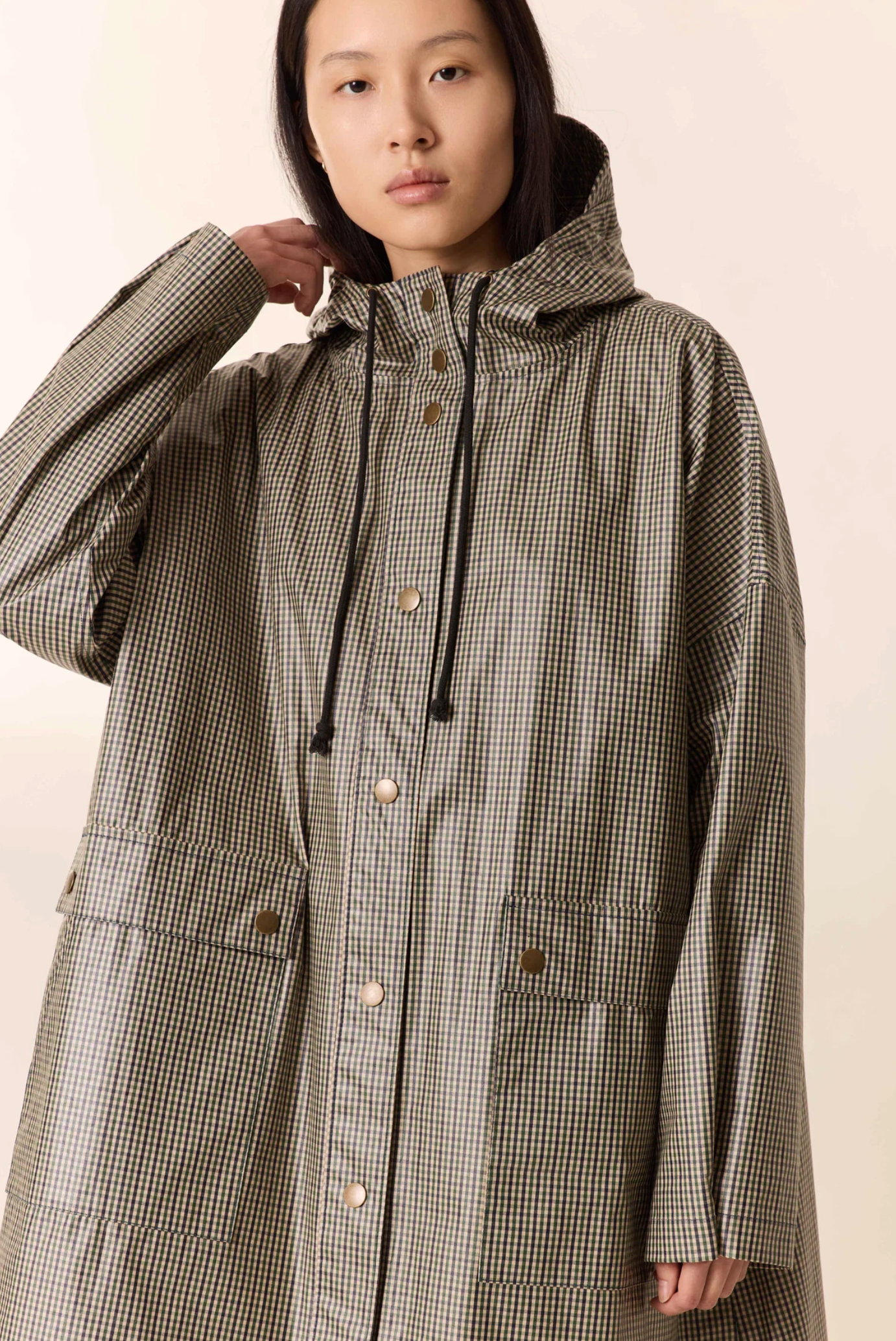 Leon & Harper Vannah Long Coat Ecru