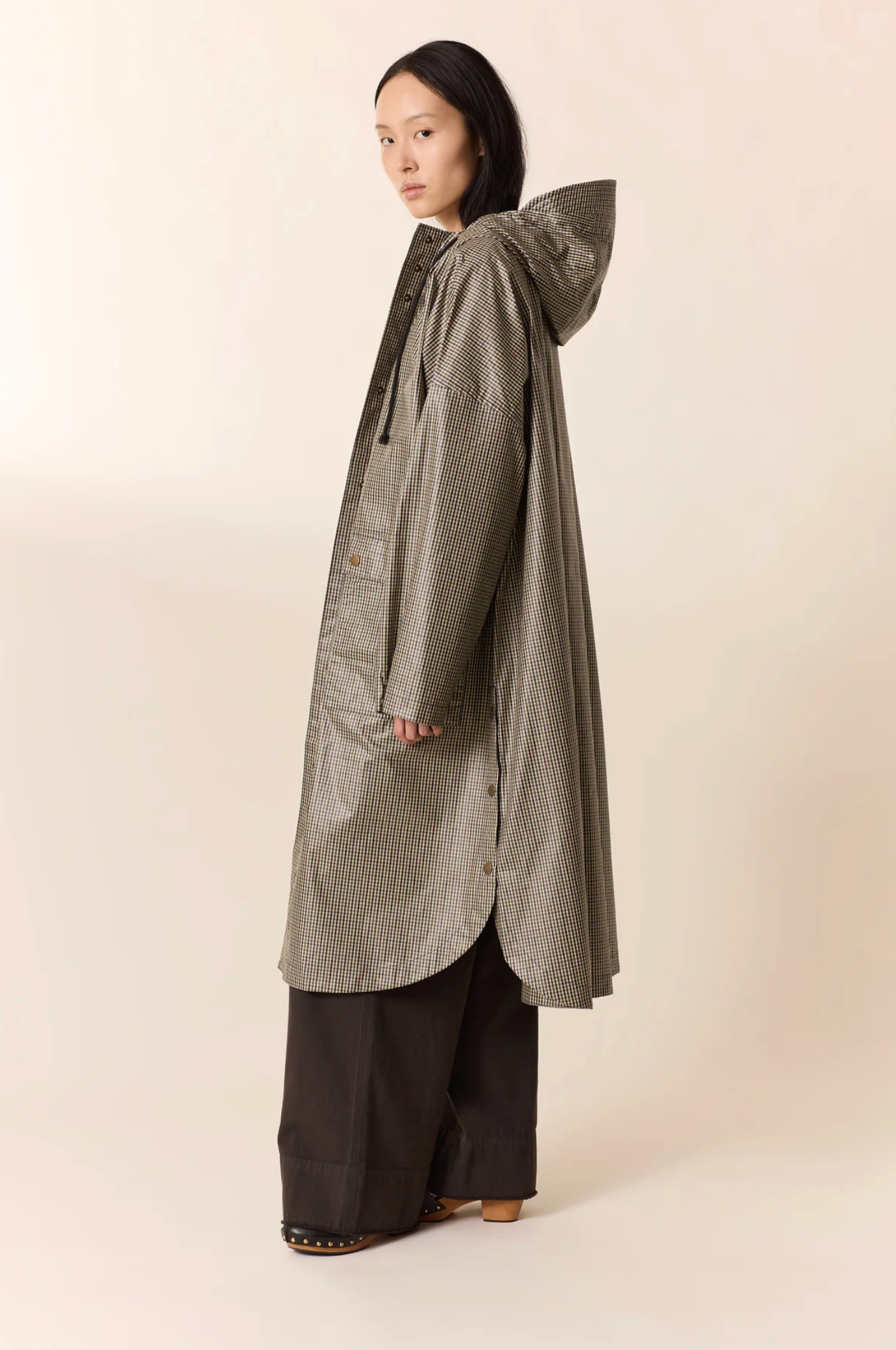 Leon & Harper Vannah Long Coat Ecru