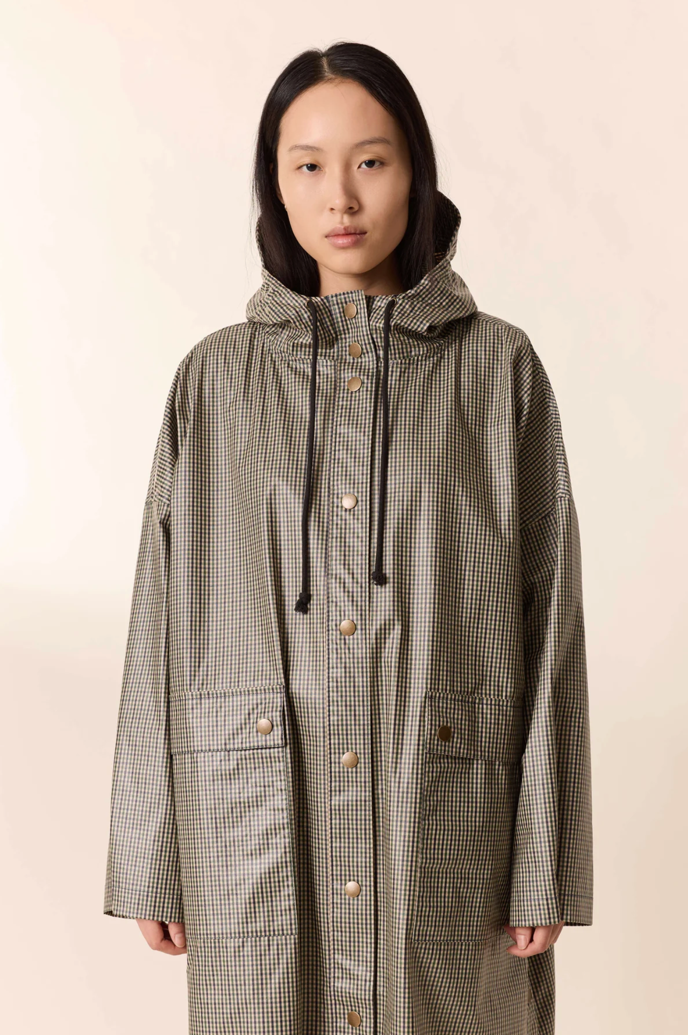 Leon & Harper Vannah Long Coat Ecru