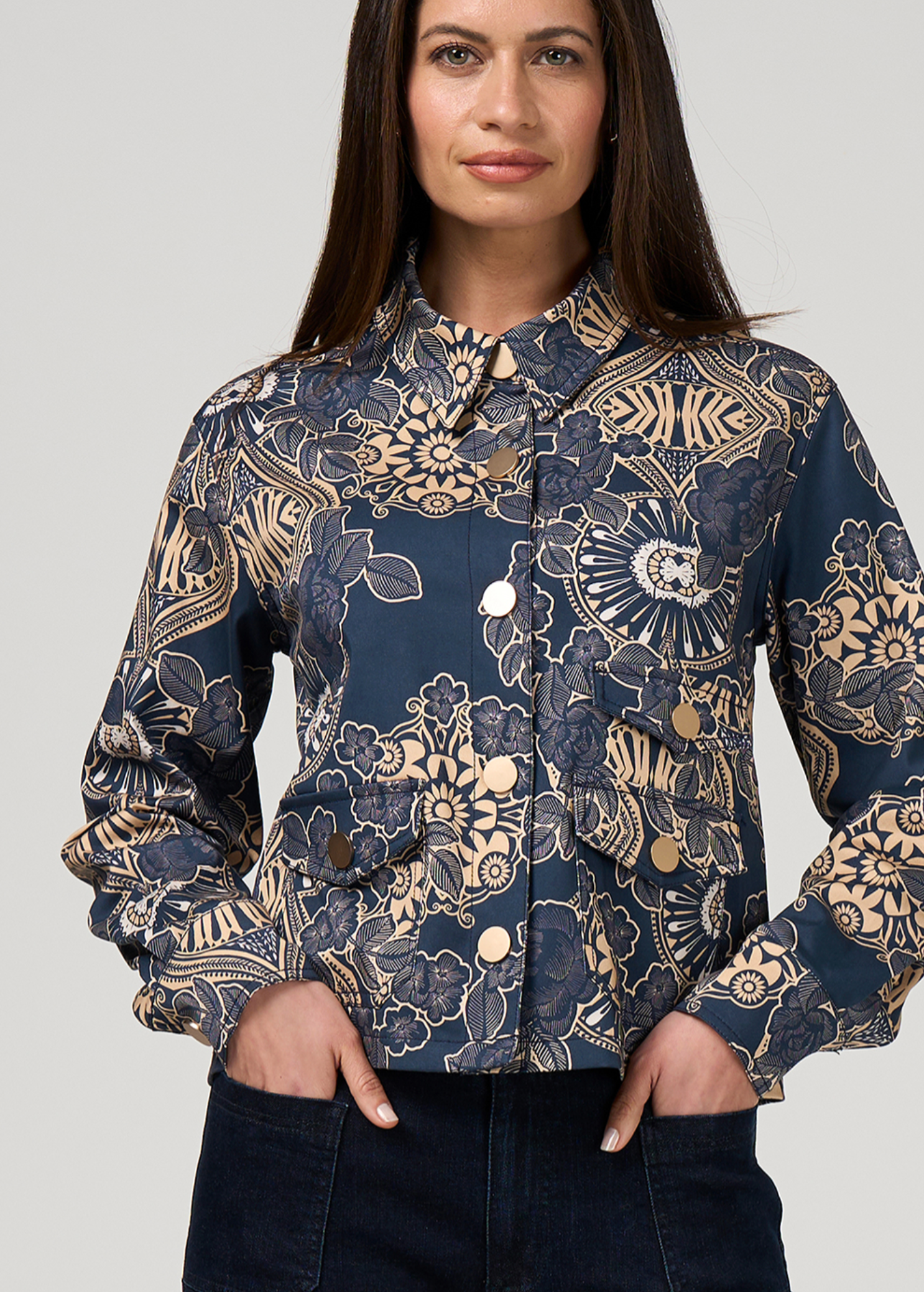 Halcyon Jacket Denim Multi Loobie's Story