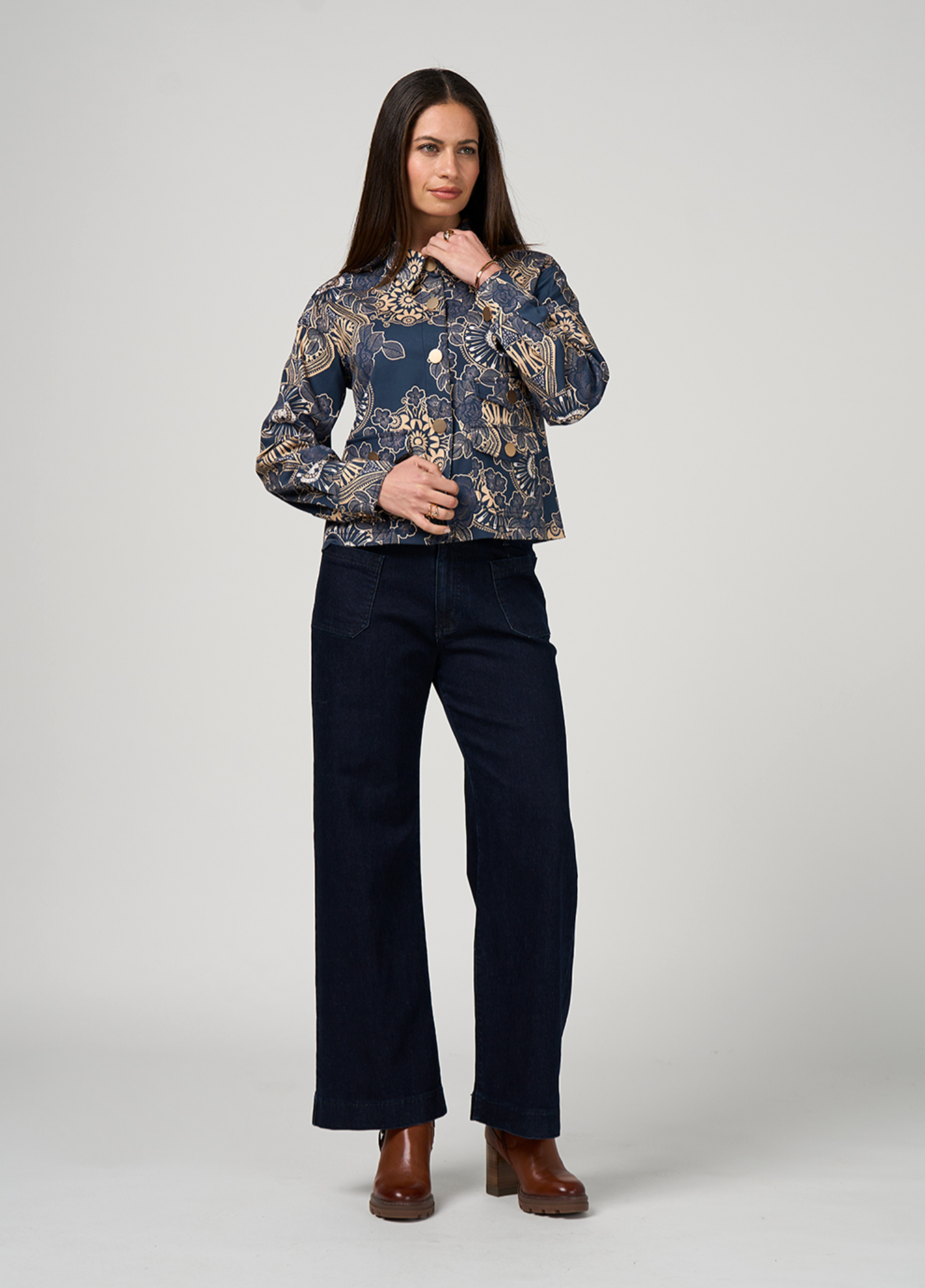 Halcyon Jacket Denim Multi Loobie's Story
