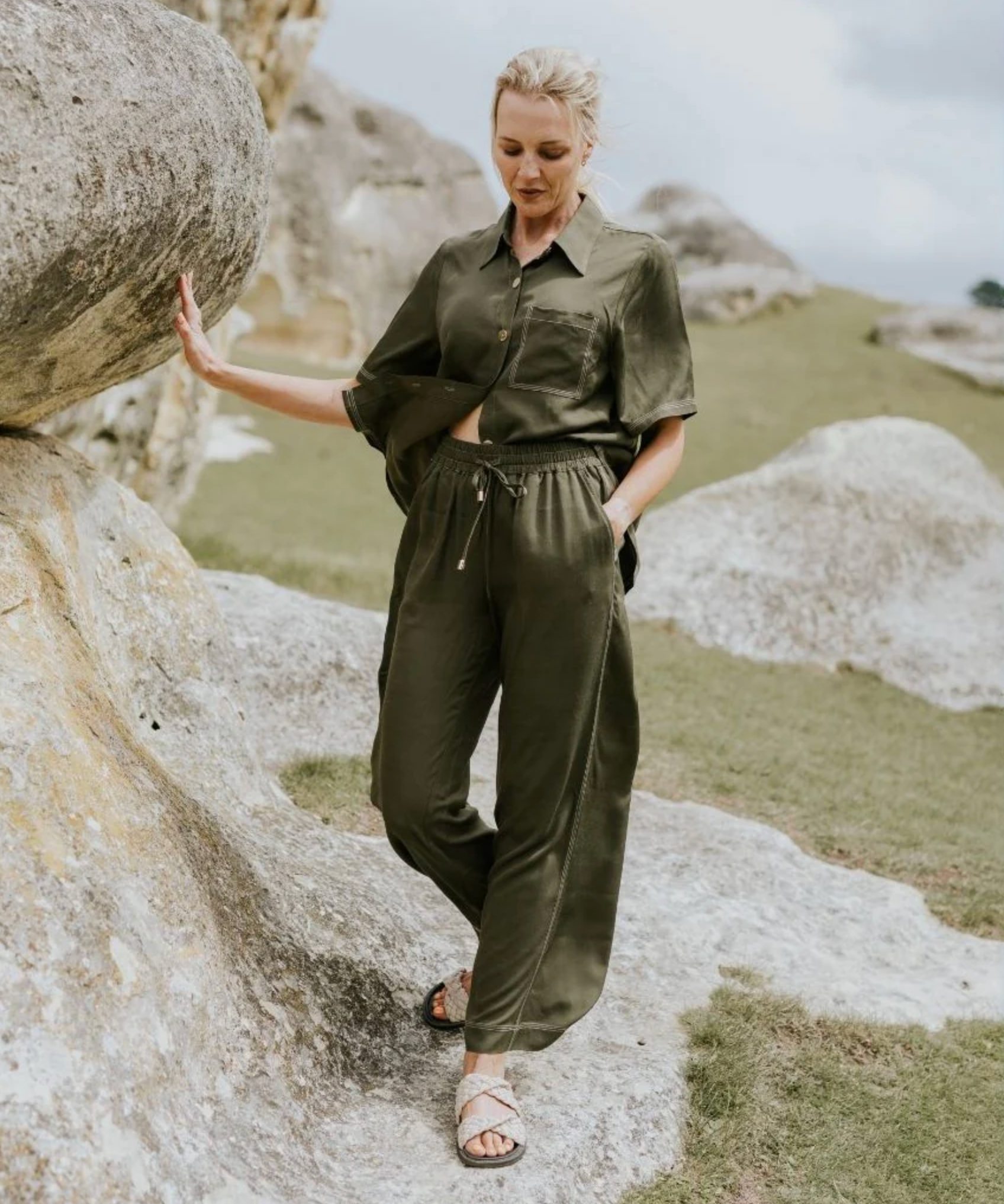 Bowie Pant Bonsai Moke