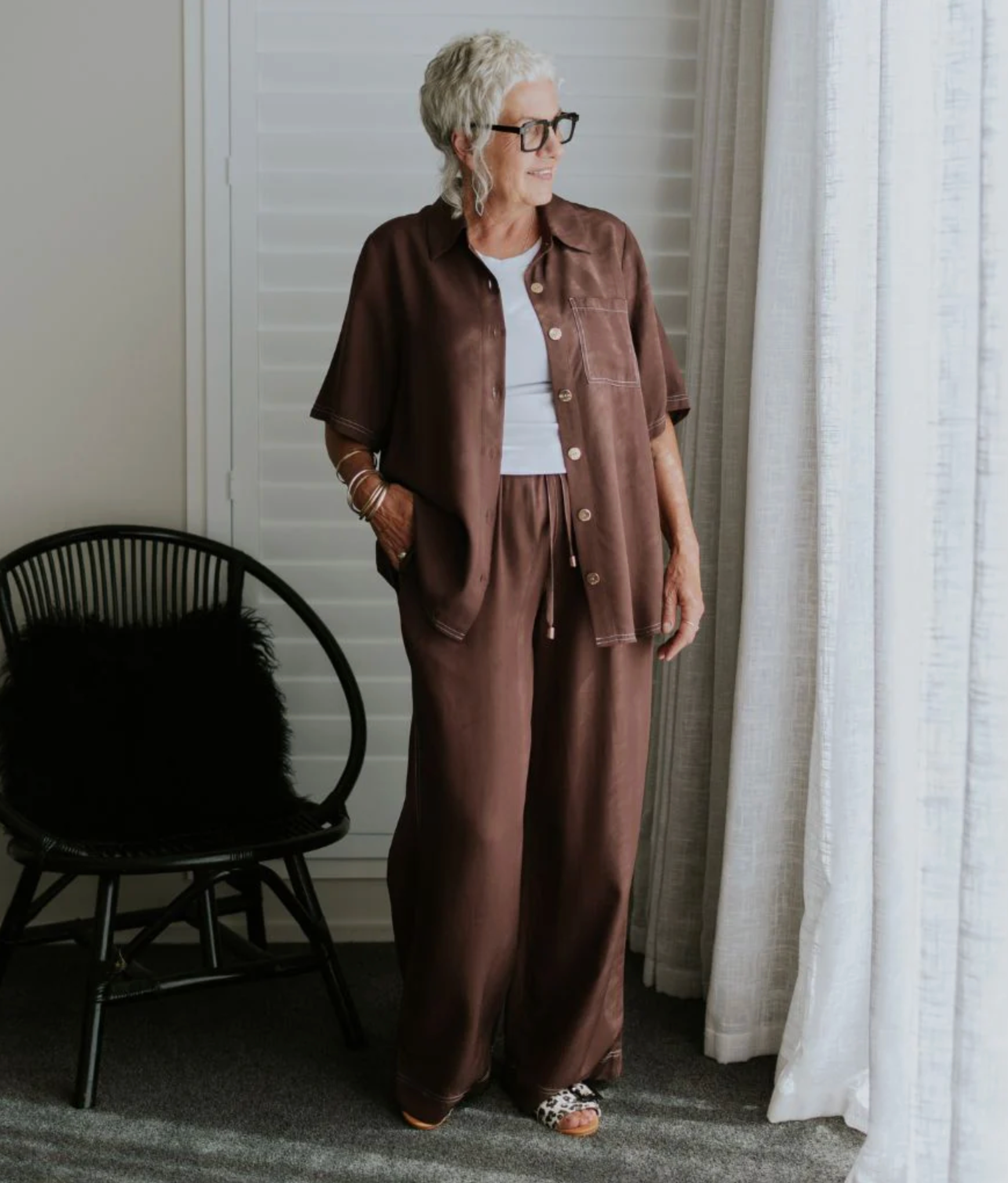 Bowie Pant Cocoa Moke