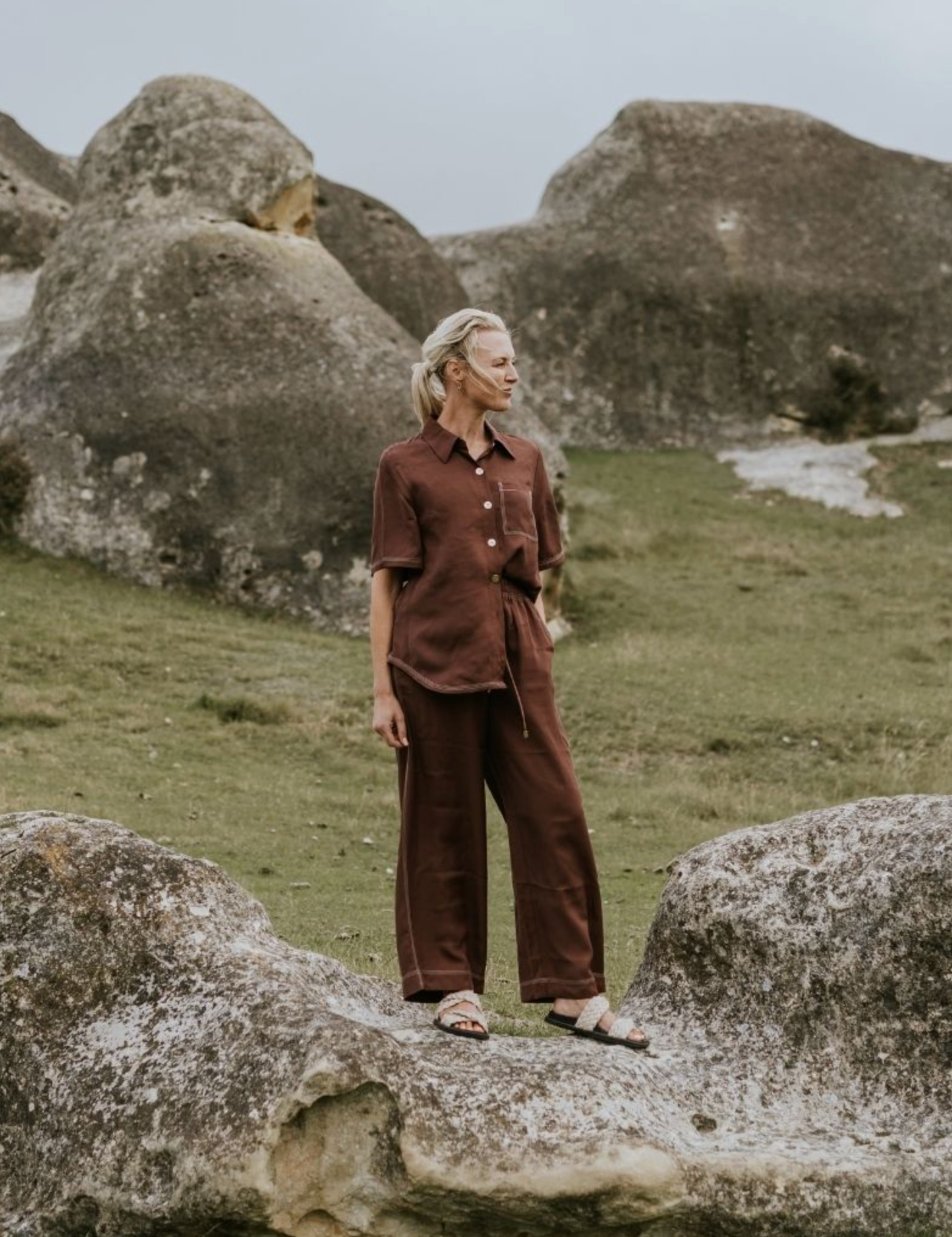 Bowie Pant Cocoa Moke