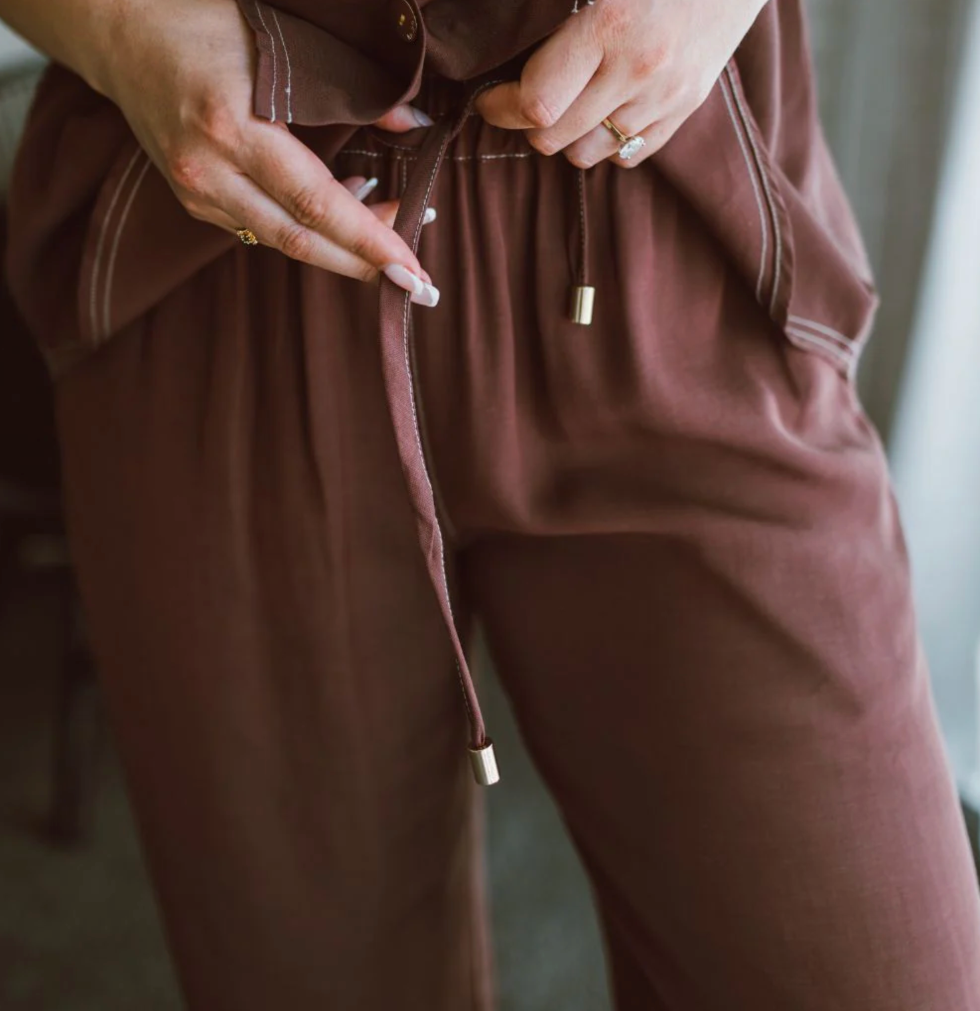 Bowie Pant Cocoa Moke