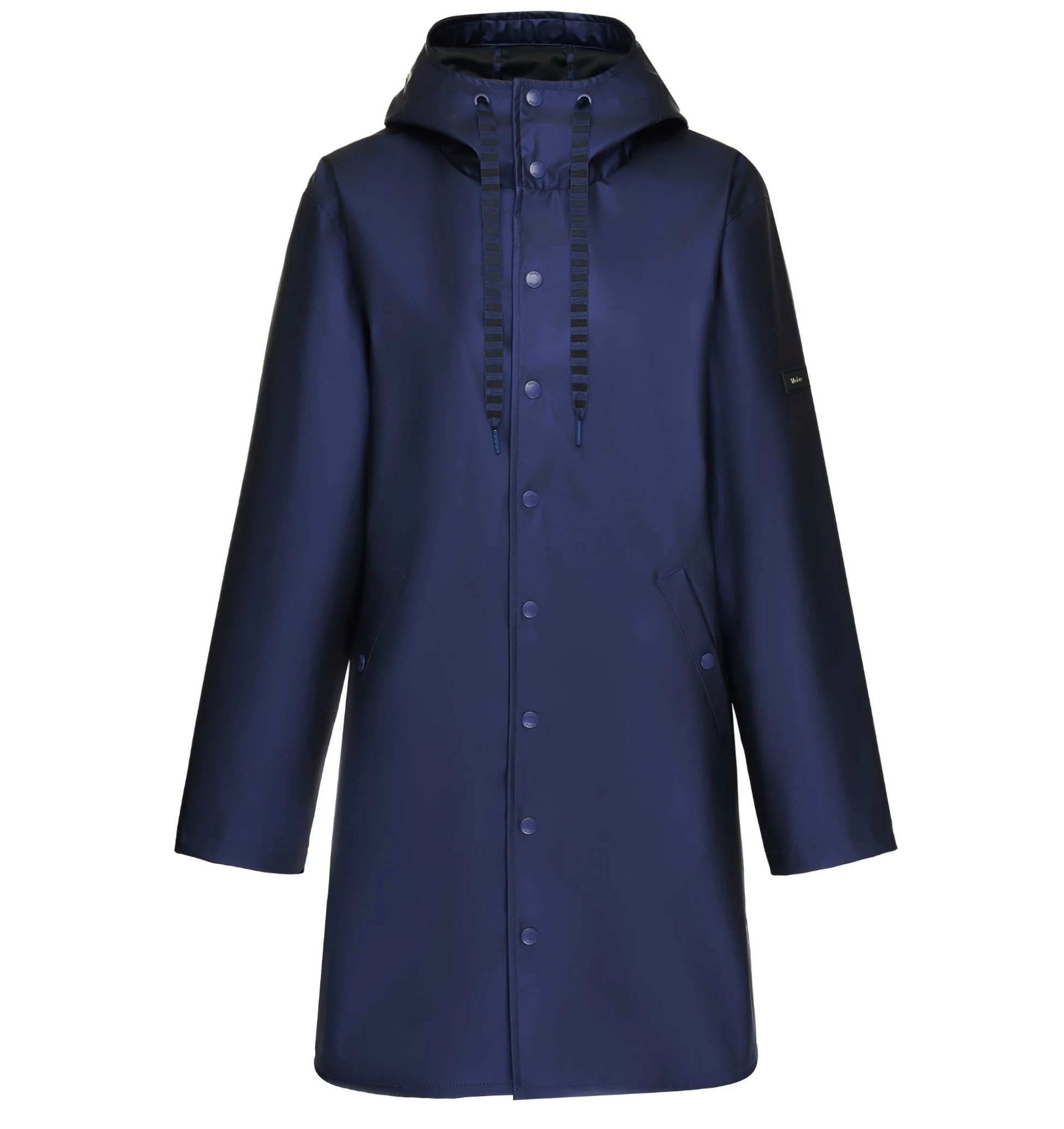 CHARLIE Metallic Blue RainCoat MOKE