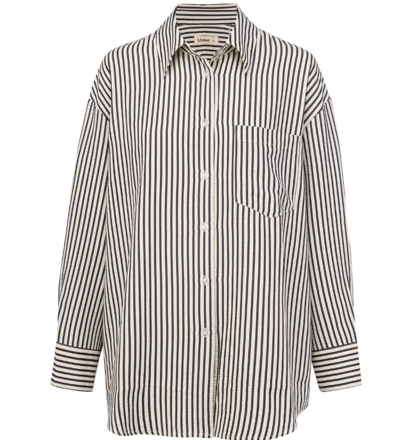 SASSY Shirt Navy/White MOKE