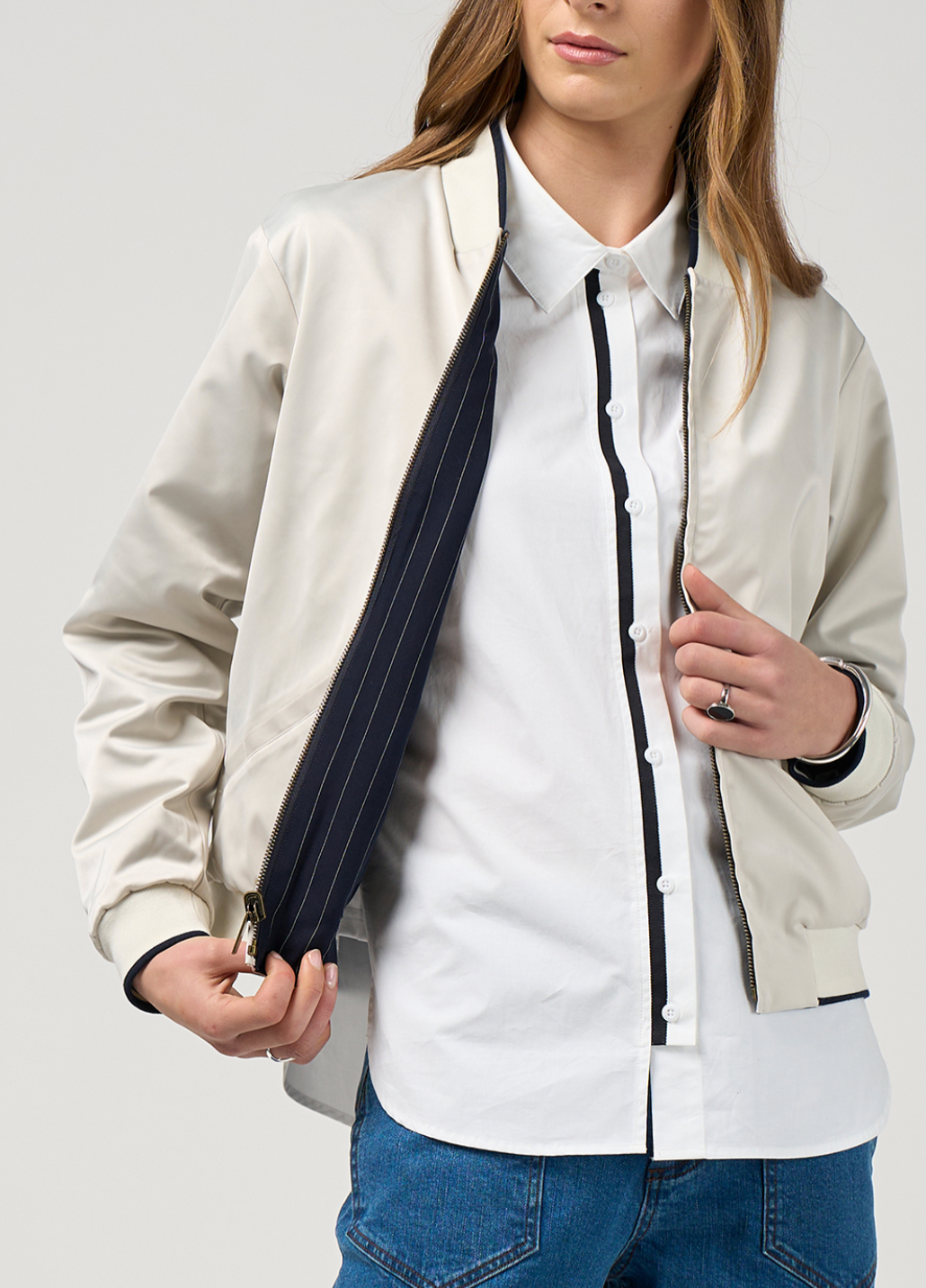 Trax Reversible Jacket Navy/Vanilla
