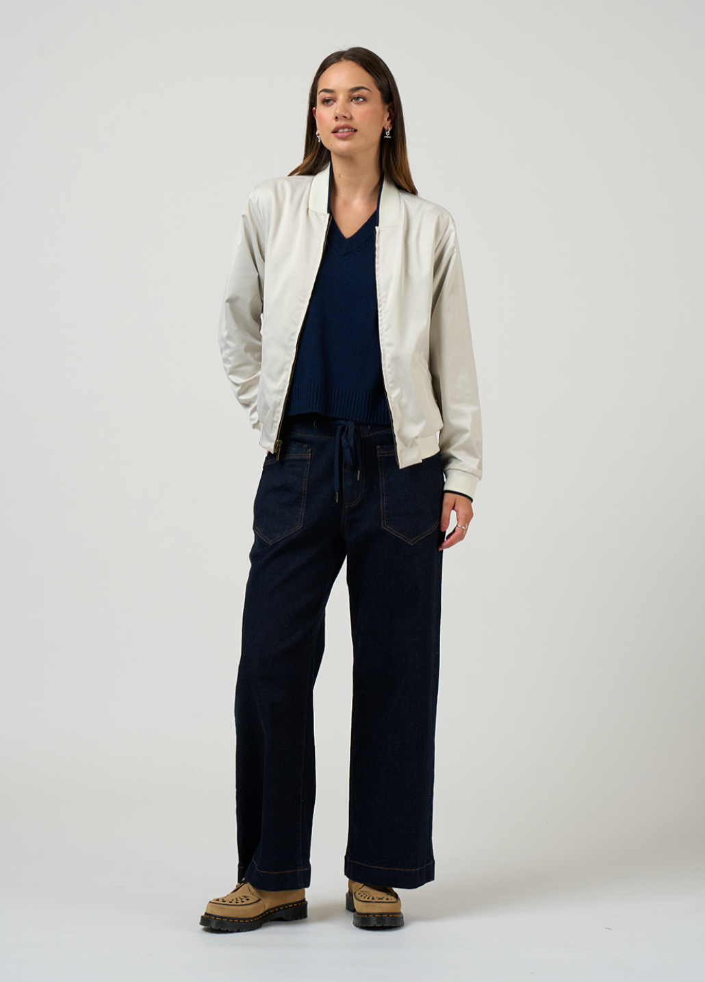 Trax Reversible Jacket Navy/Vanilla