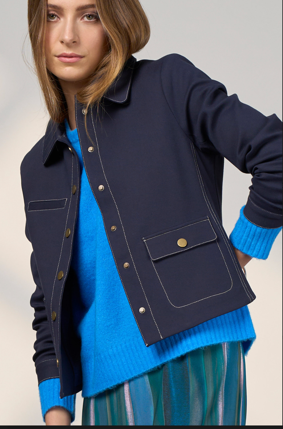 Highlight Jacket Navy Madly Sweetly