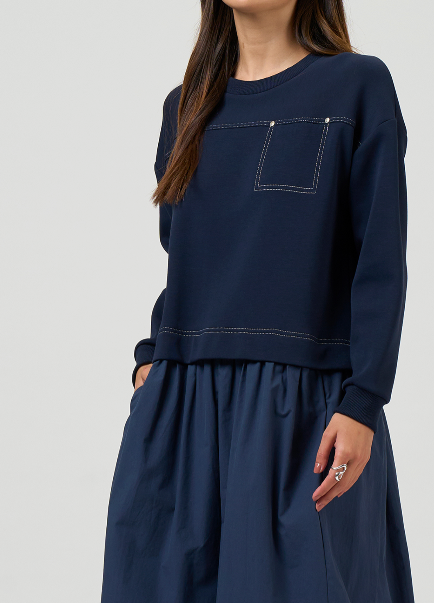 McKenzie Dress Navy Madly Sweetly