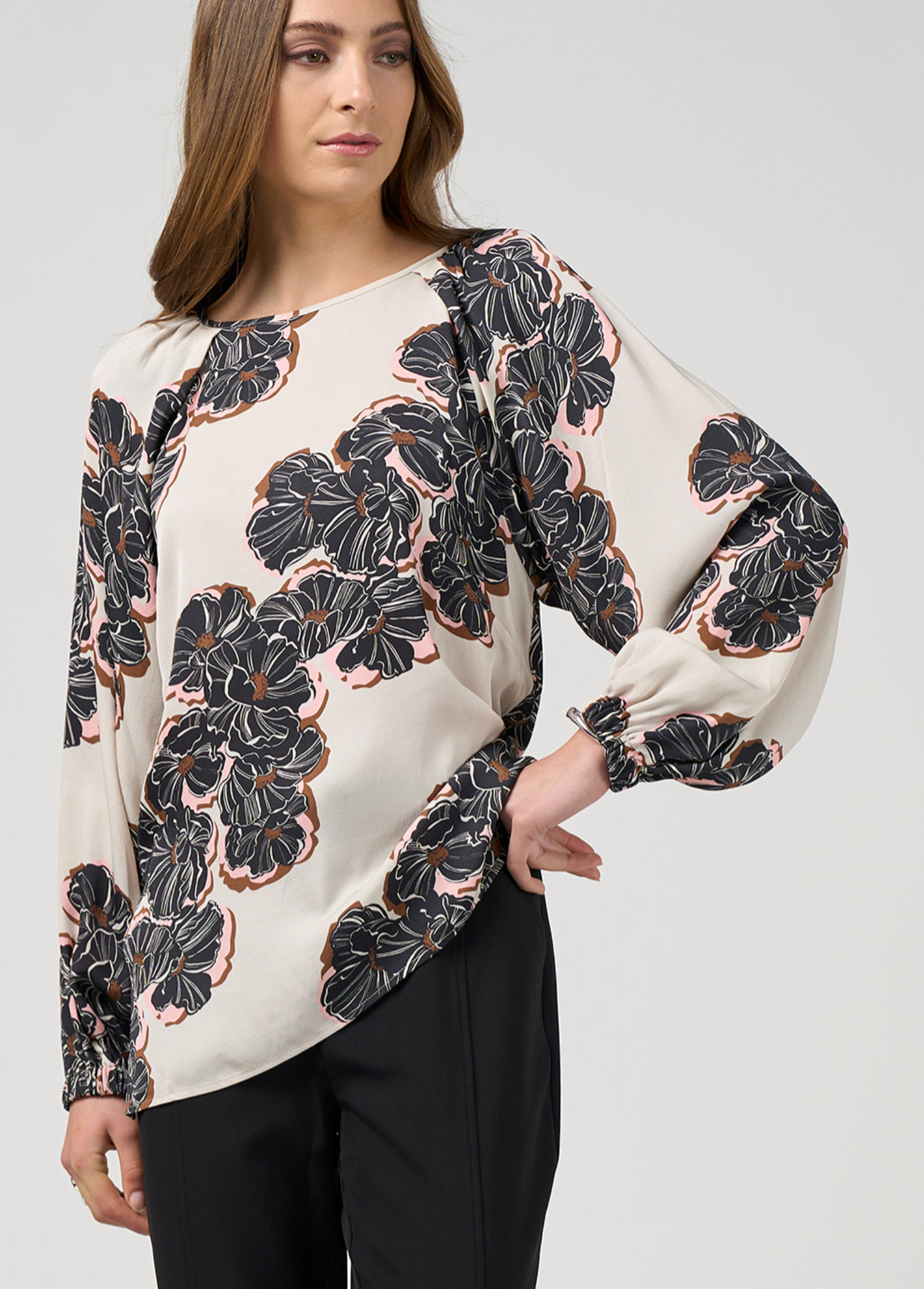 Wood Rose Top Pumice Multi Madly Sweetly