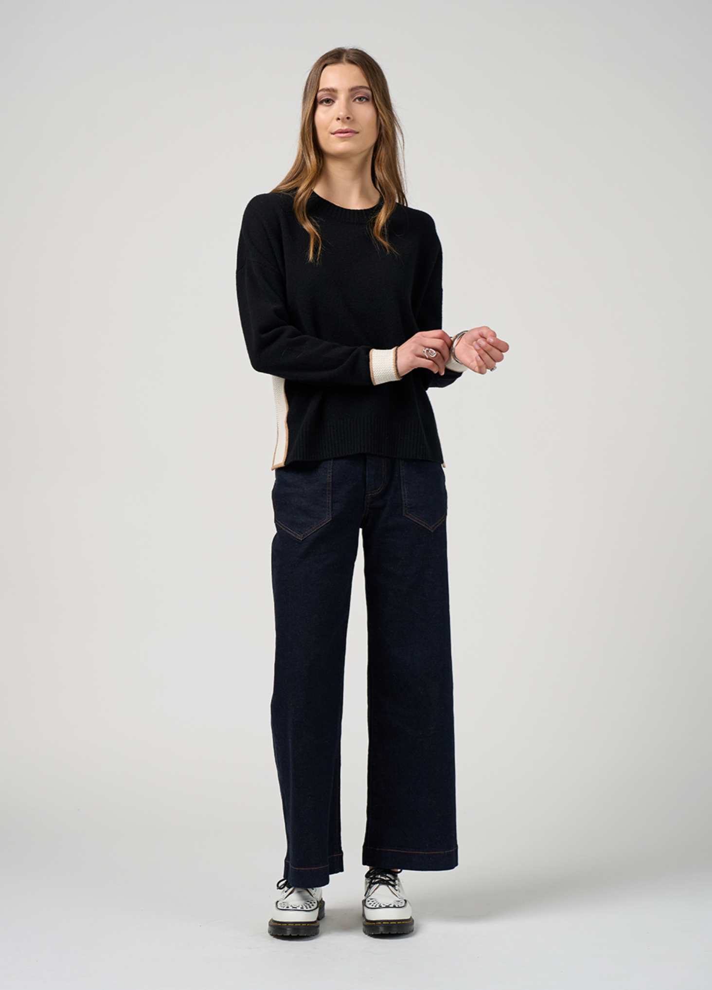 College Sweater Black/Winter Madly Sweetly