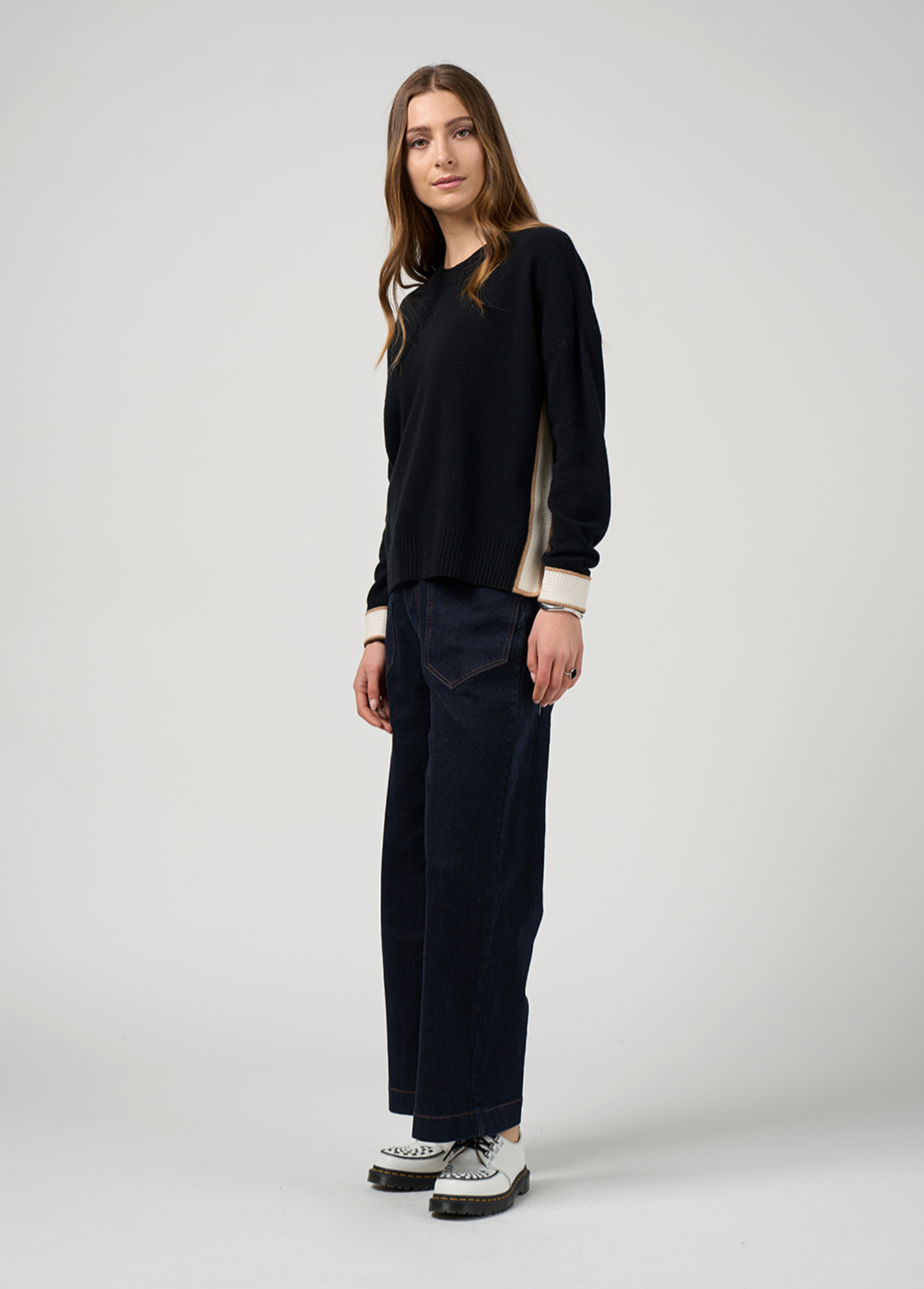 College Sweater Black/Winter Madly Sweetly