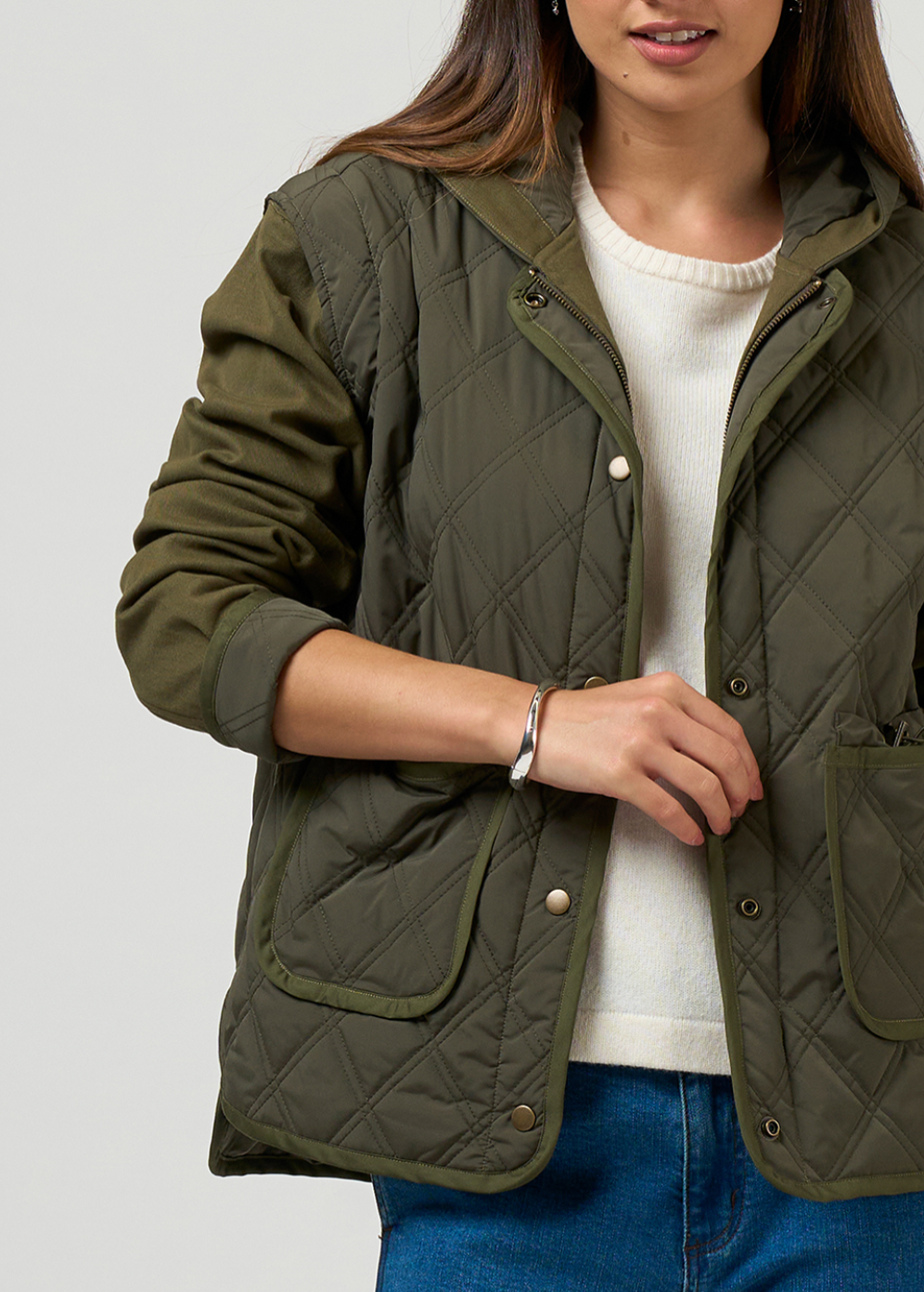 Tetris Jacket Madly Sweetly Khaki