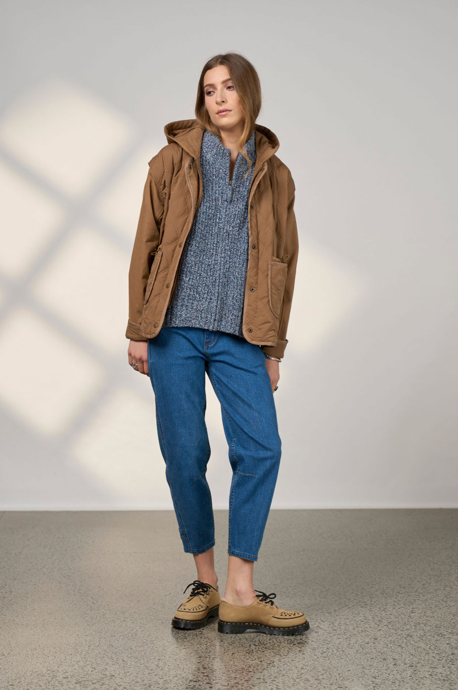 Tetris Jacket Madly Sweetly Mocha