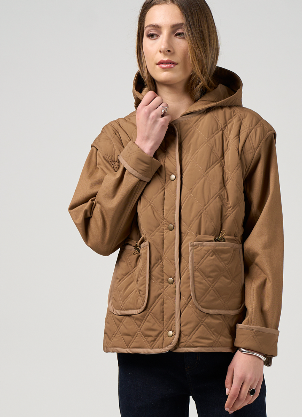 Tetris Jacket Madly Sweetly Mocha