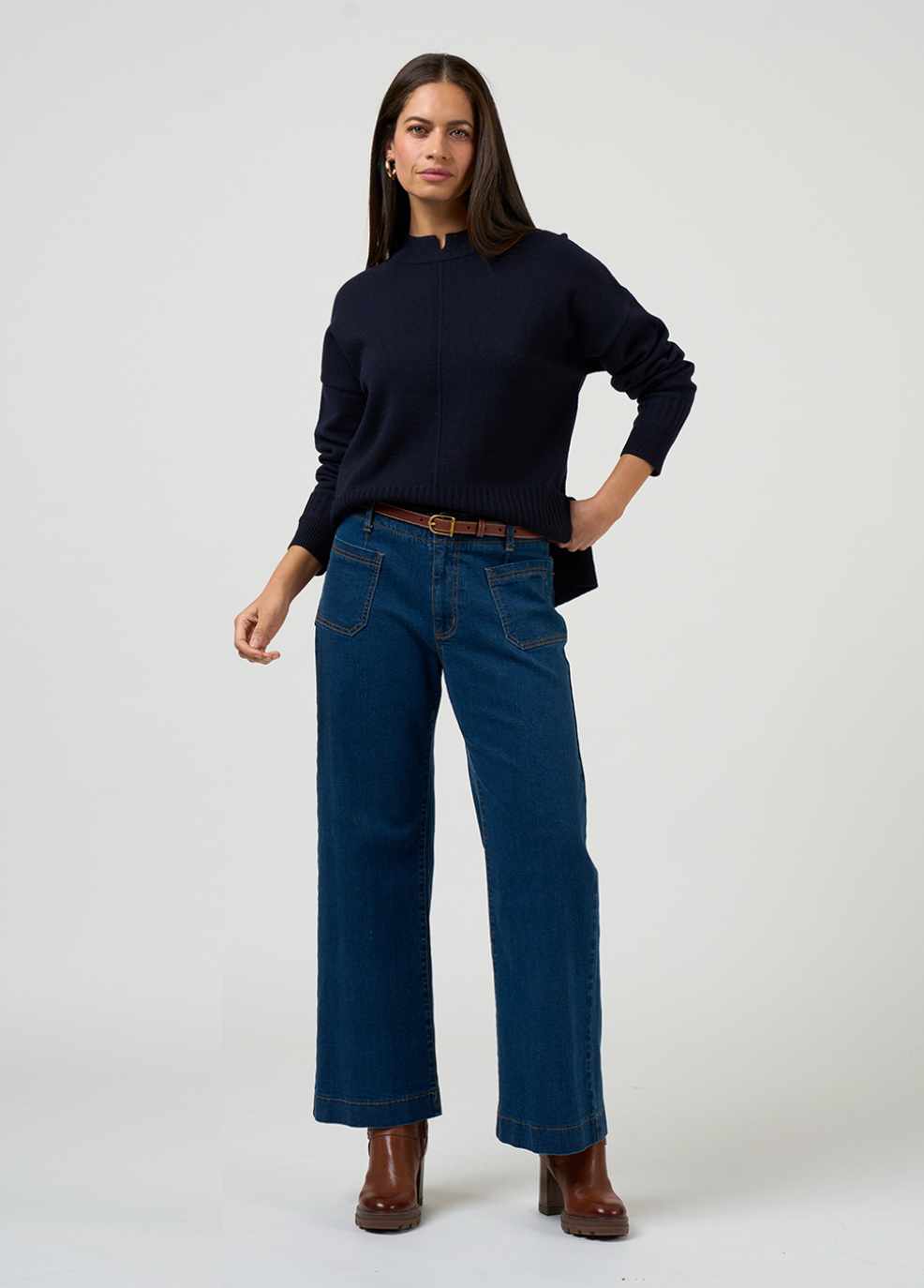 Sia Sweater Indigo Loobie's Story