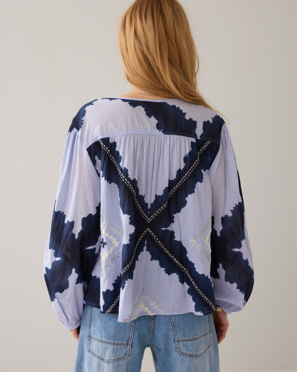 Summum Top Cotton Voile Soft Blue