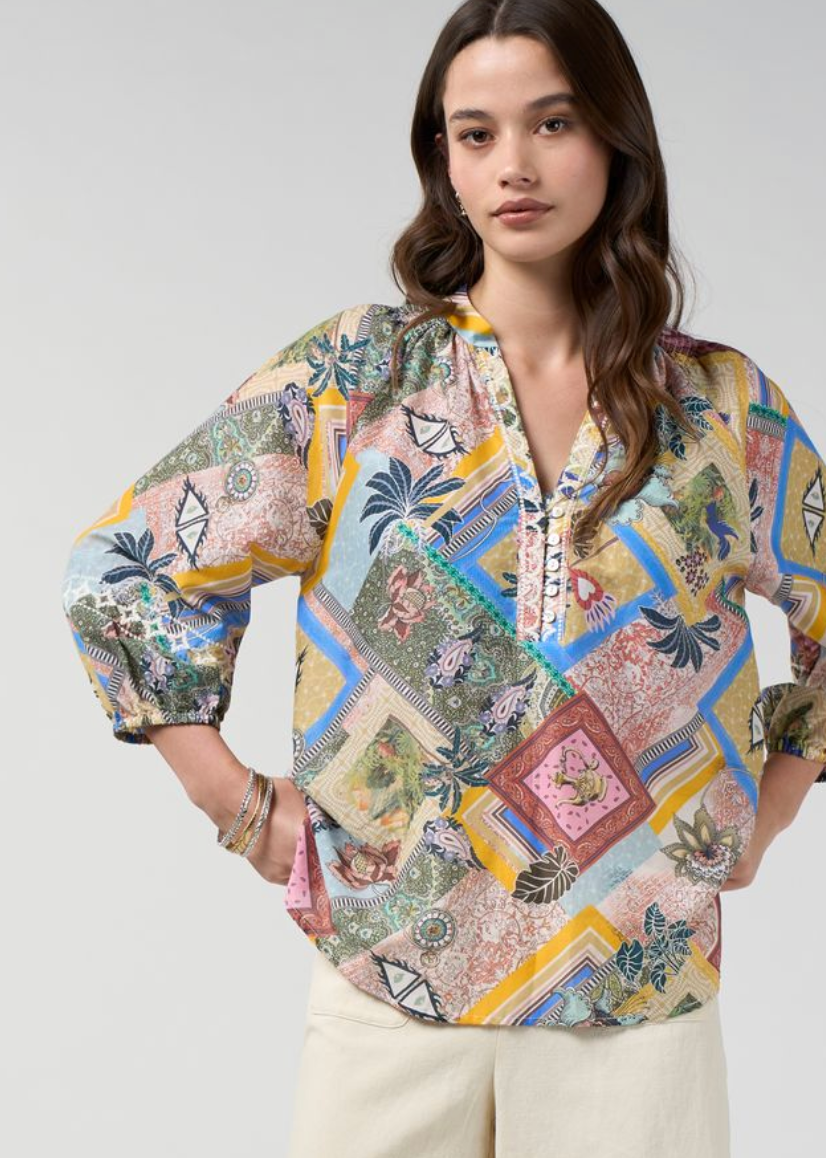 Loobie's Story Ceylon Blouse - Multi