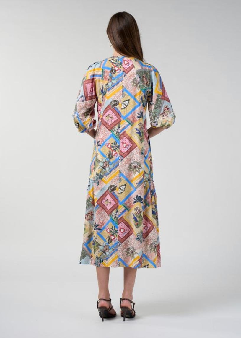 Loobie's Story Ceylon Midi Dress - Multi