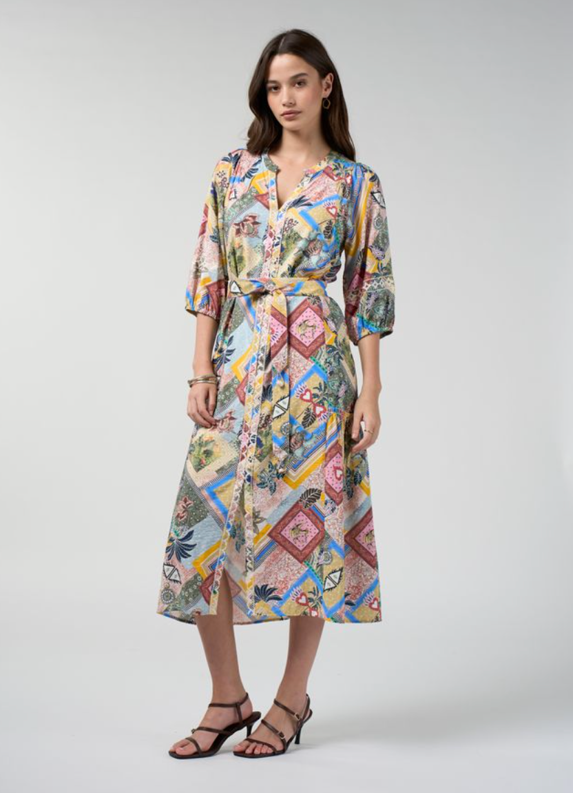 Loobie's Story Ceylon Midi Dress - Multi