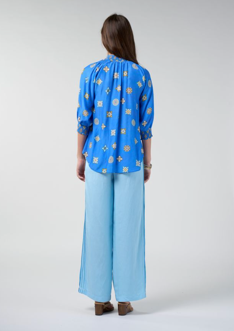 Loobie's Story Dambulla Shirt - Azure Multi