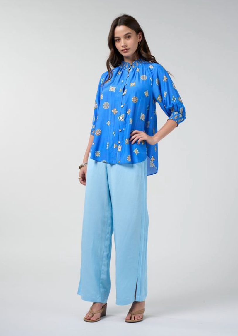 Loobie's Story Dambulla Shirt - Azure Multi