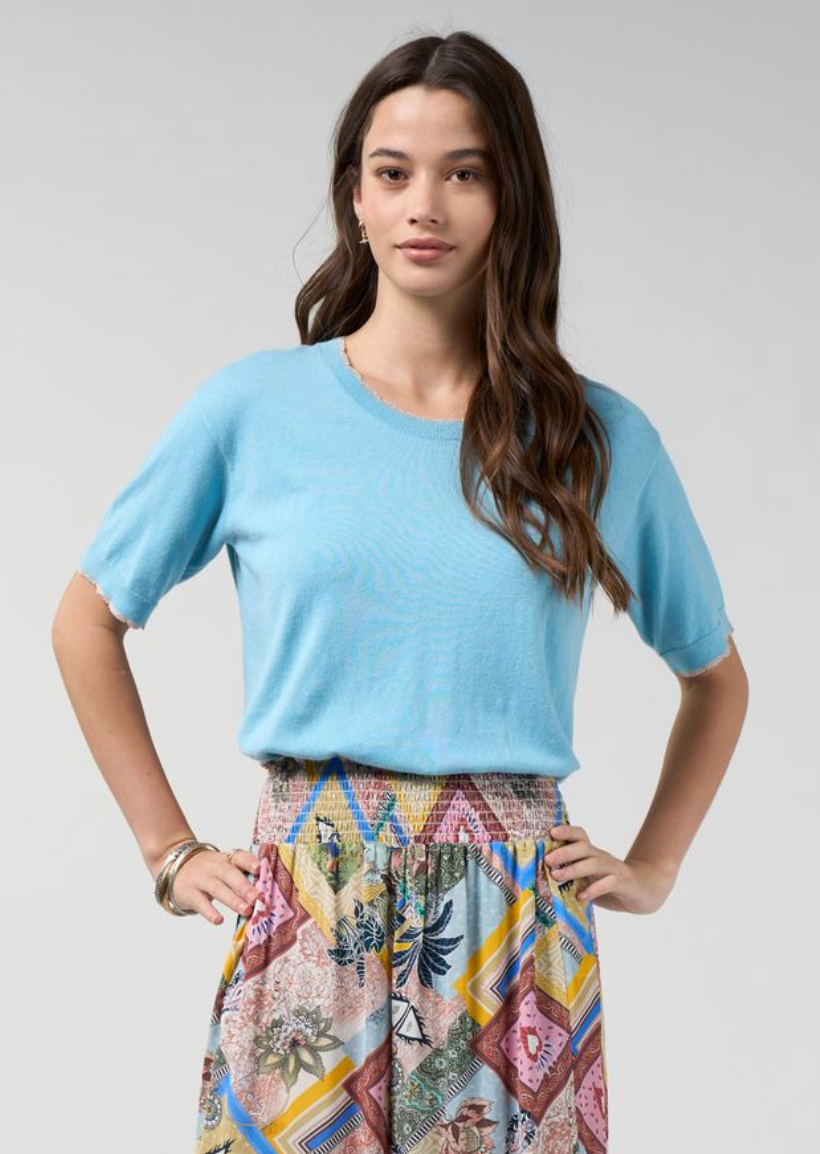 Loobie's Story Maha Tee - Tiffany Blue