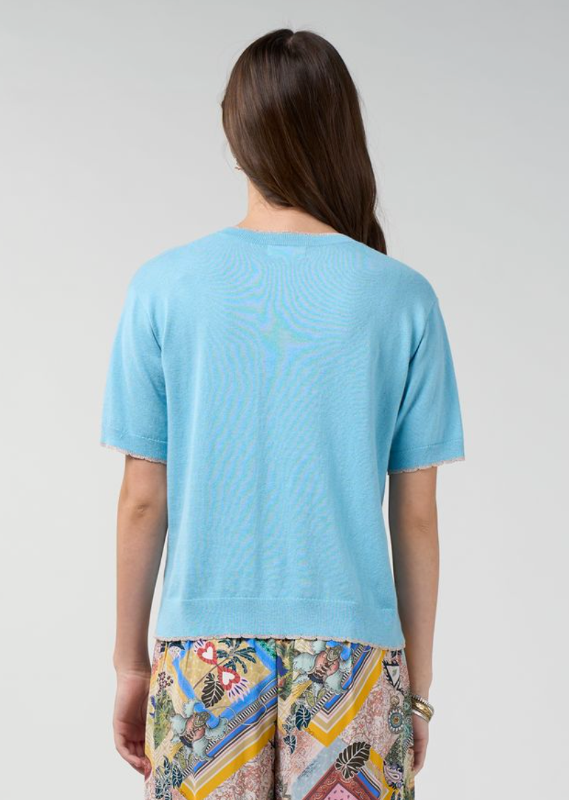Loobie's Story Maha Tee - Tiffany Blue