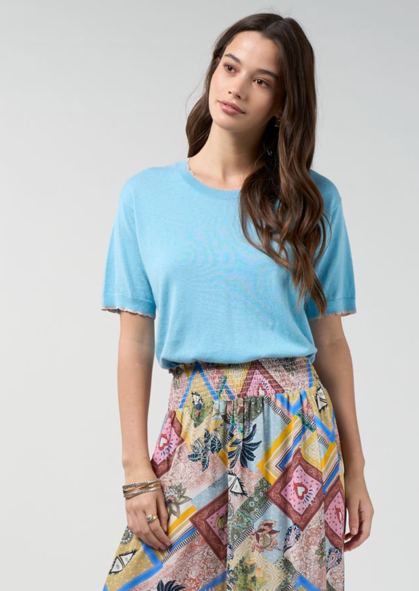 Loobie's Story Maha Tee - Tiffany Blue