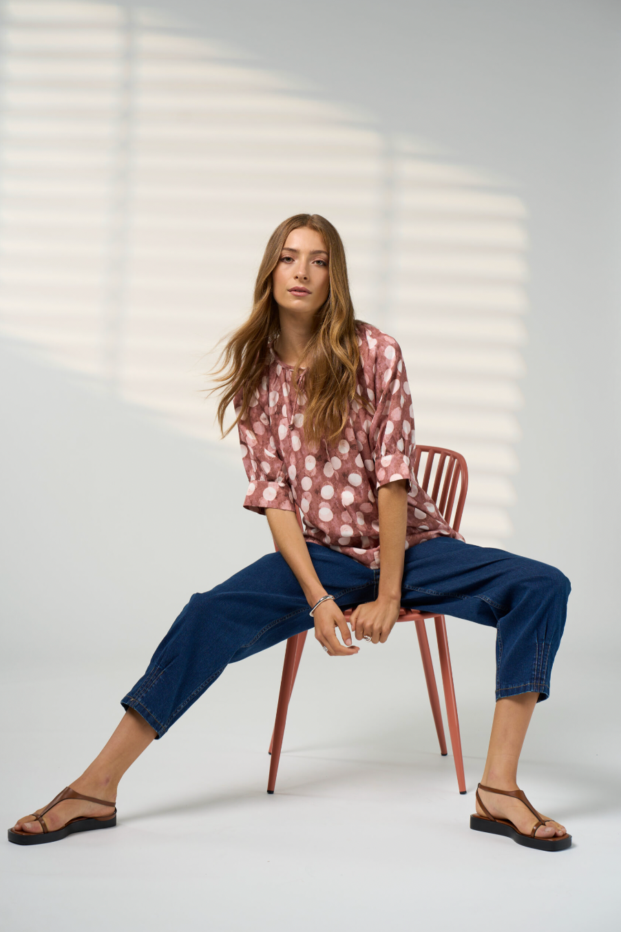 Madly Sweetly Vision Blouse - Cocoa Multi