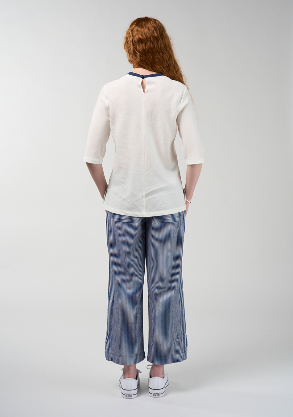 Madly Sweetly Duality Top - Silk White