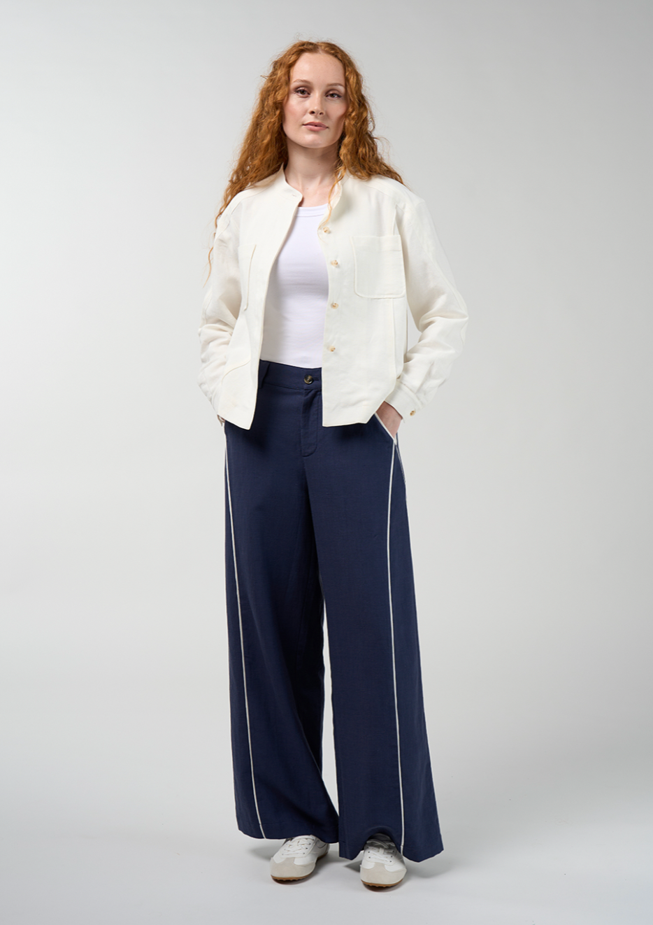 Madly Sweetly Duality Jacket - Silk White