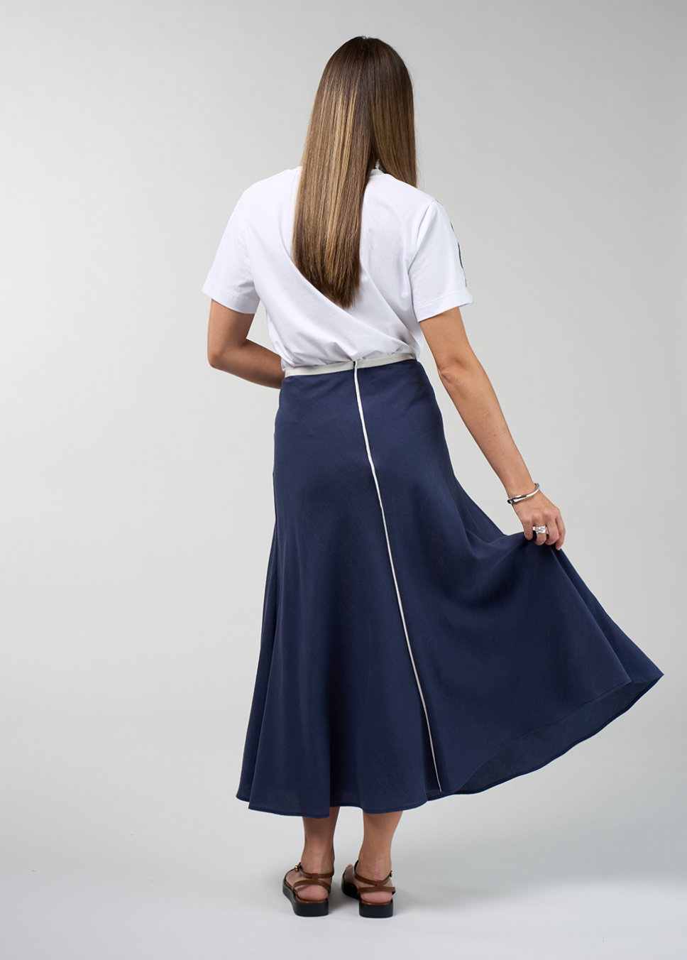 Madly Sweetly Duality Skirt - Navy
