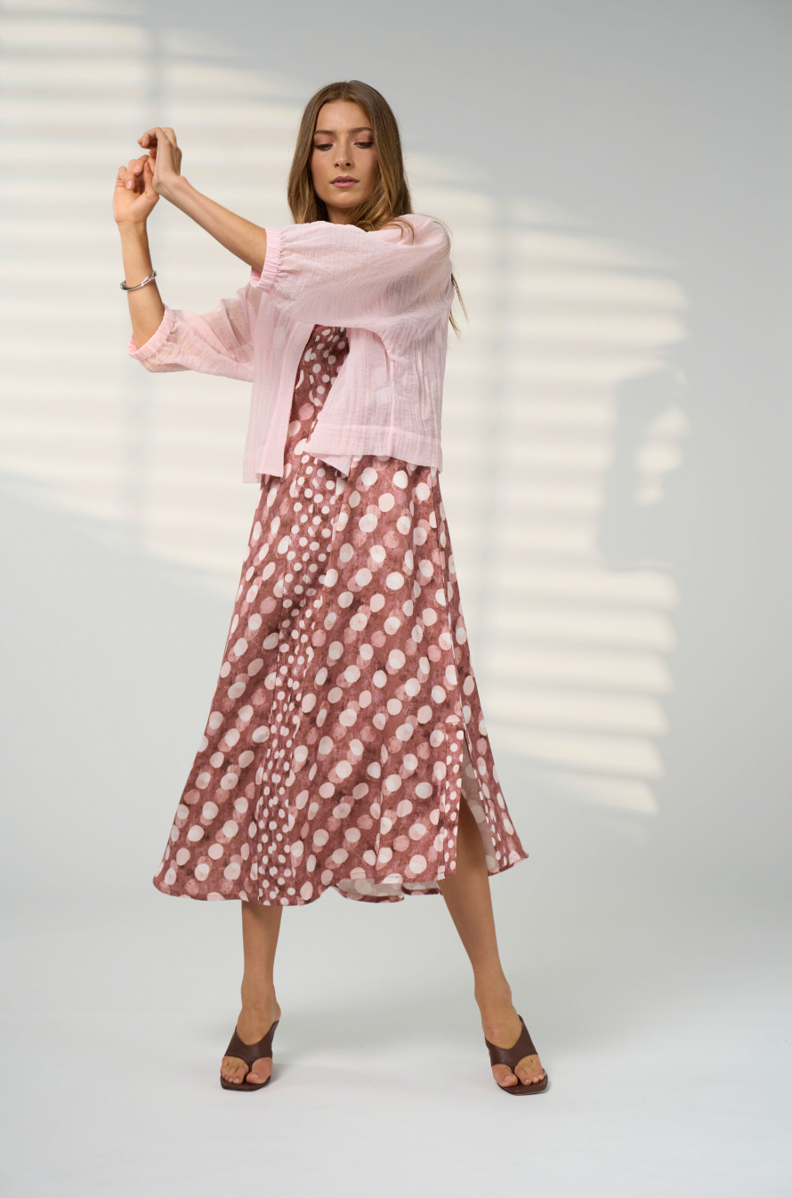 Madly Sweetly Frame Jacket - Blush